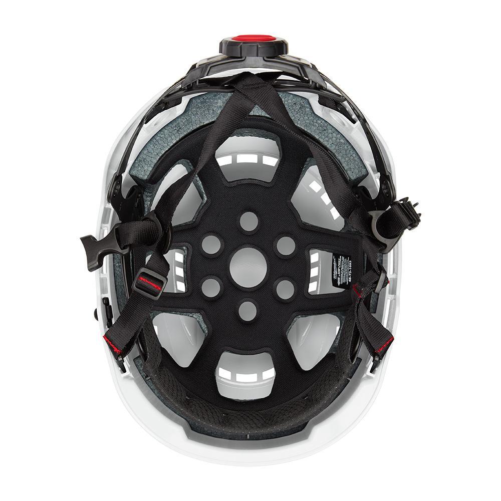 Milwaukee&reg; 48-73-1300 Adjustable Safety Helmet, LEXAN&trade; Polycarbonate, Padded Suspension, ANSI Electrical Class Rating: Class C, ANSI Impact Rating: Type II, Swing Wheel Ratchet Adjustment