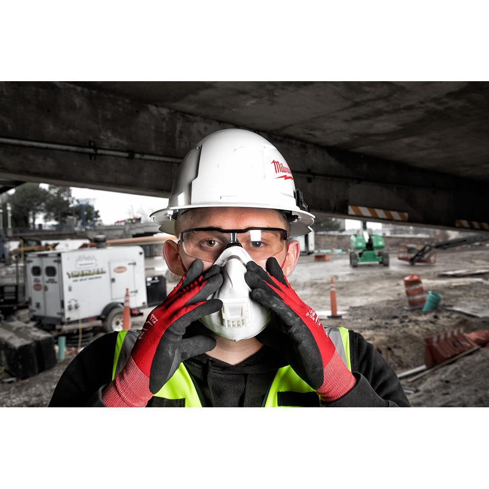 Milwaukee&reg; 48-73-4014 Disposable Molded Valve Respirator, Universal