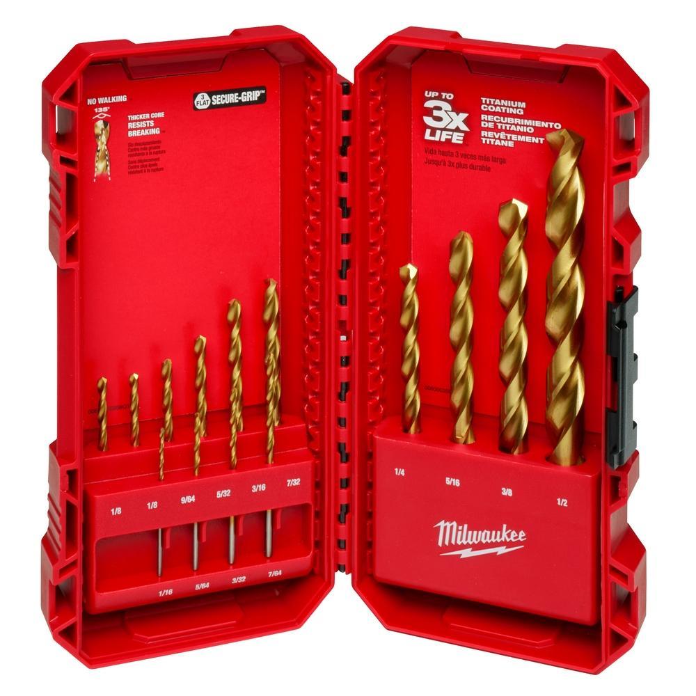 Milwaukee® Thunderbolt® 48-89-2802 Drill Bit Set, 29 Pieces, HSS, Black Oxide