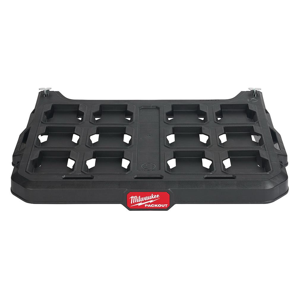 Milwaukee&reg; 48-22-8481 PACKOUT&trade; Racking Shelf, 50 lb Capacity, Polymer, Black