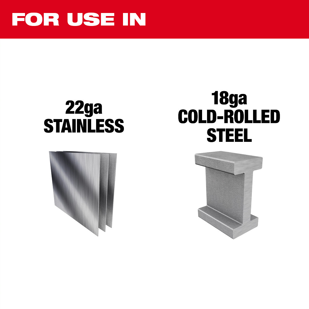 Milwaukee&reg; 48-22-4540 Snip, Left Cutting Snip, Forged Steel Blade
