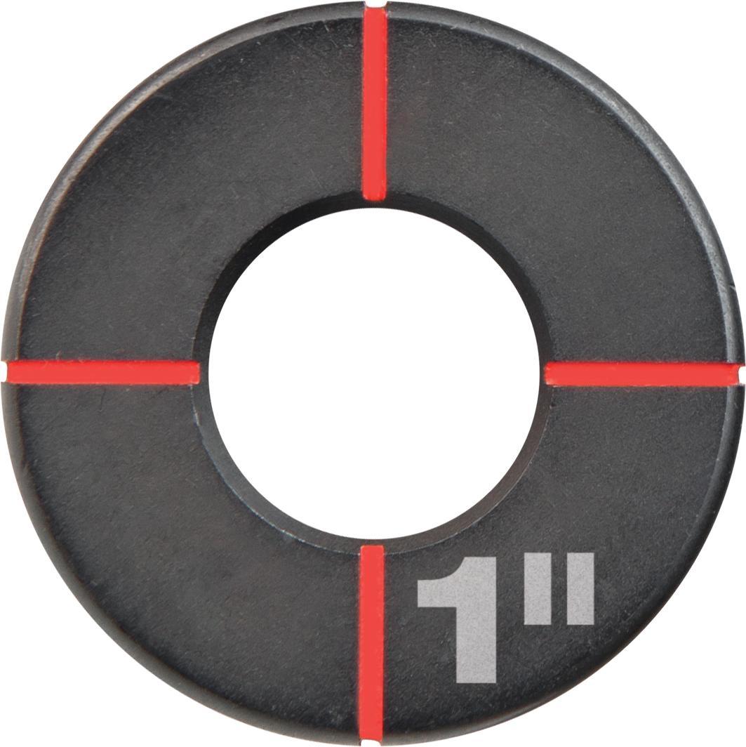 Milwaukee&reg; EXACT&trade; 49-16-2664 Knockout Die, 1 in Conduit/Pipe, Steel, 10 ga Mild Steel/12 ga Stainless Steel