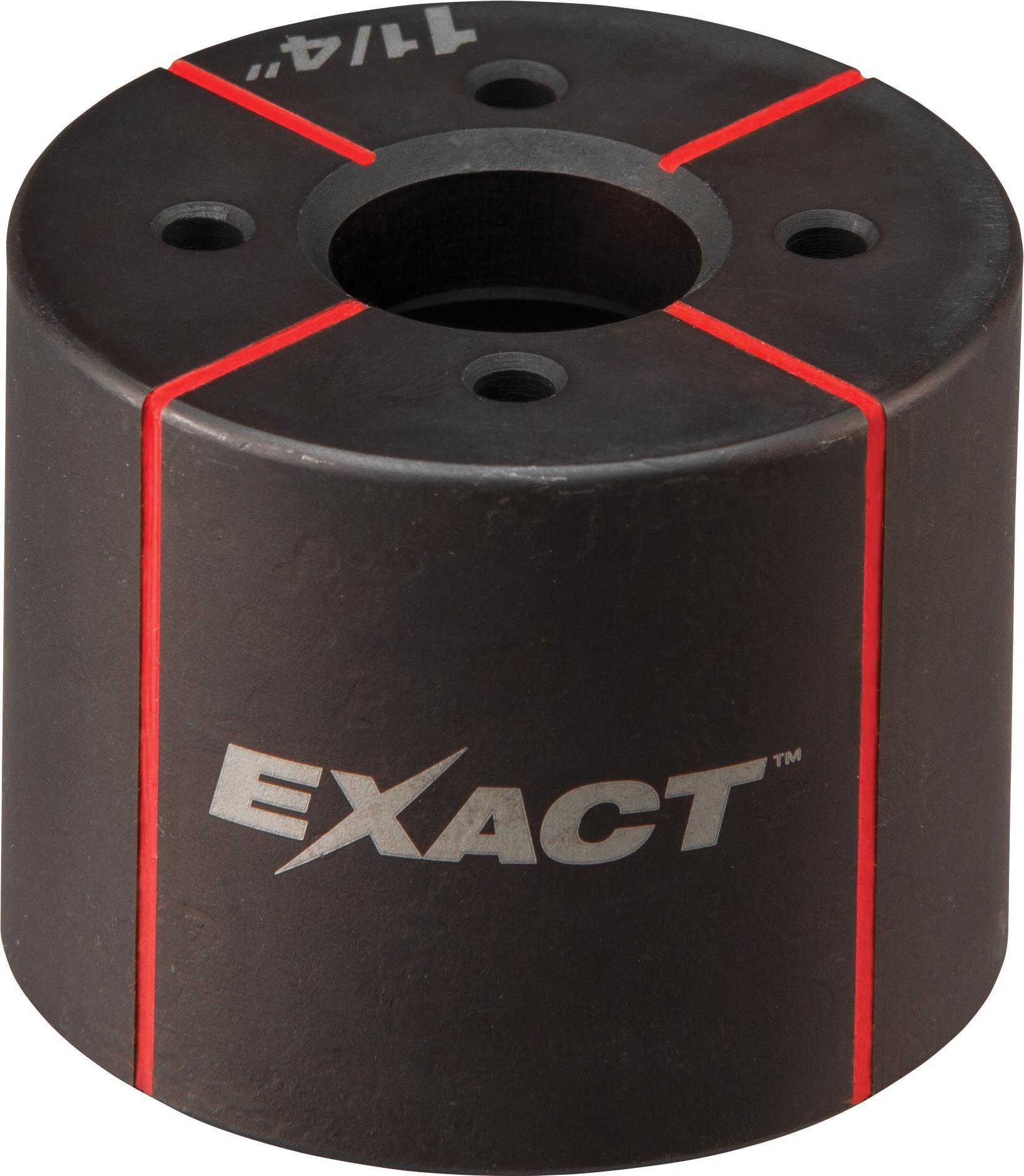 Milwaukee&reg; EXACT&trade; 49-16-2666 Knockout Die, 1-1/4 in Conduit/Pipe, Steel, 10 ga Mild Steel/12 ga Stainless Steel
