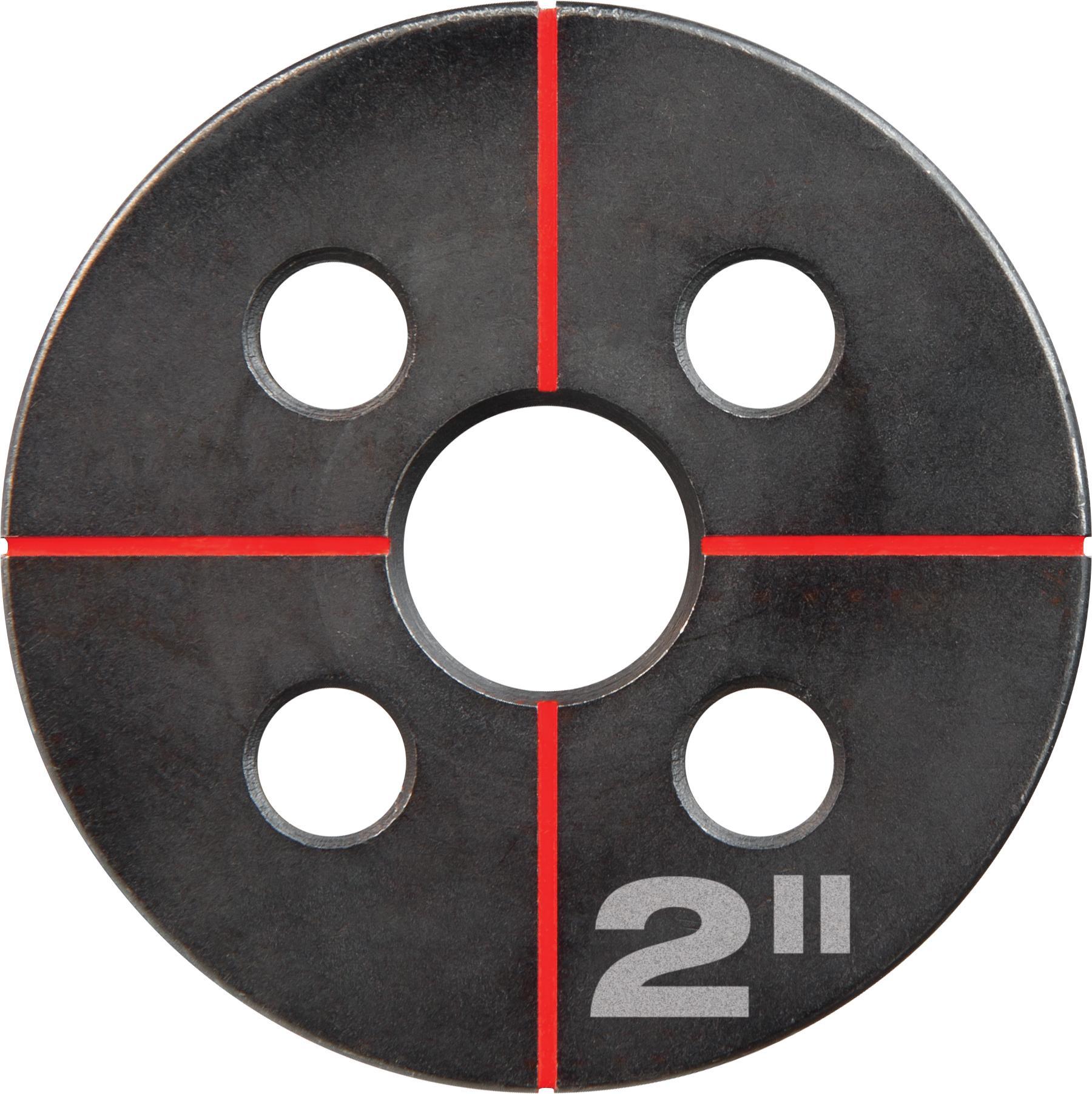 Milwaukee&reg; EXACT&trade; 49-16-2670 Knockout Die, 2 in Conduit/Pipe, Steel, 10 ga Mild Steel/12 ga Stainless Steel