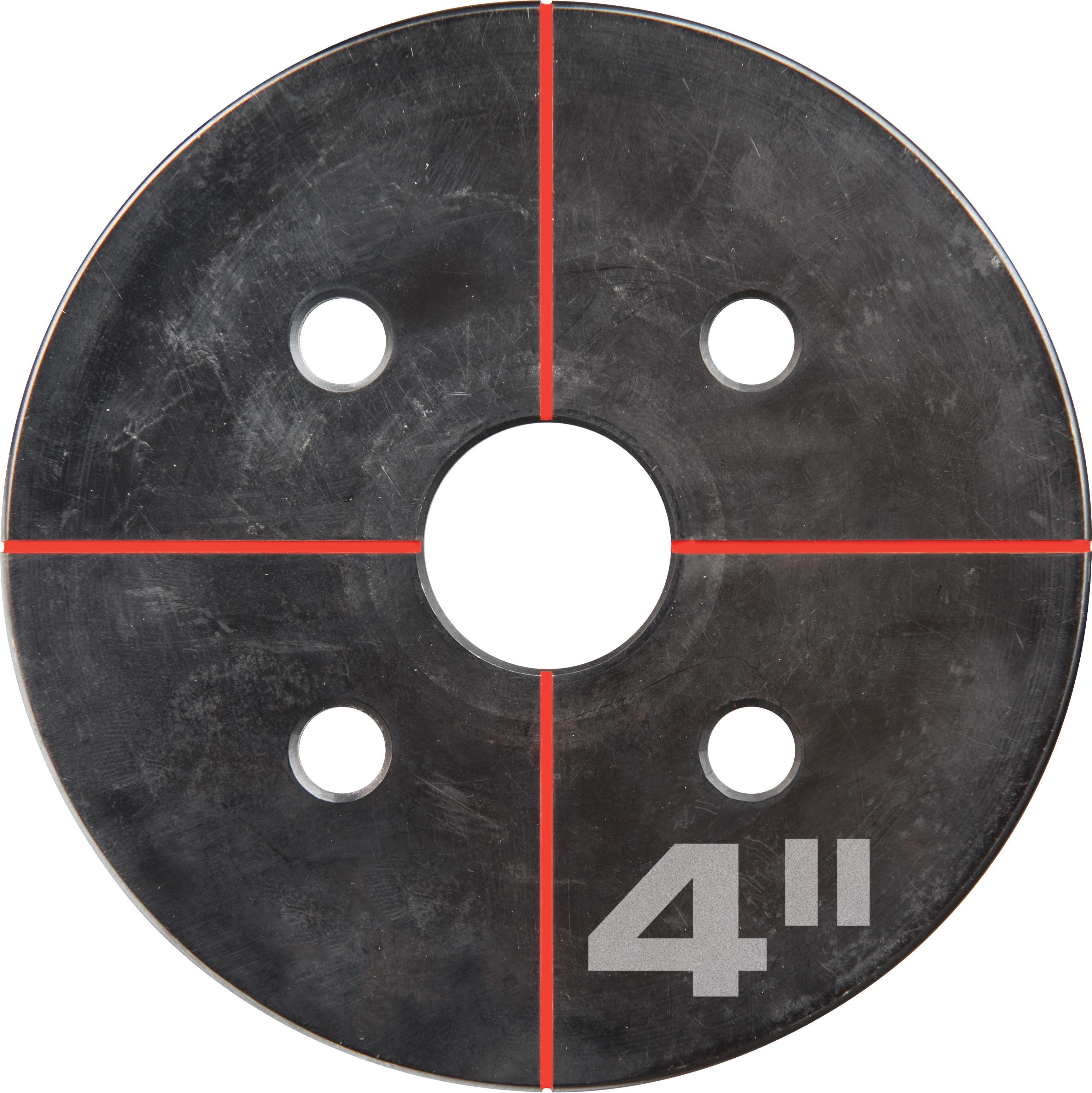 Milwaukee&reg; EXACT&trade; 49-16-2678 Knockout Die, 4 in Conduit/Pipe, Steel, 10 ga Mild Steel/12 ga Stainless Steel
