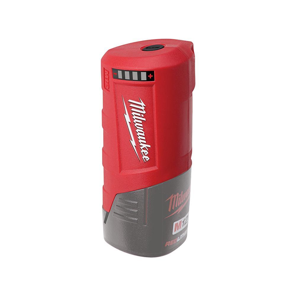 Milwaukee&reg; M12&trade; 49-24-2310 Power Source, 1.5/2/3/4 Ah Li-Ion Battery, 12 V DC Charge, For Use With M12&trade; Battery Pack and Heated Gear