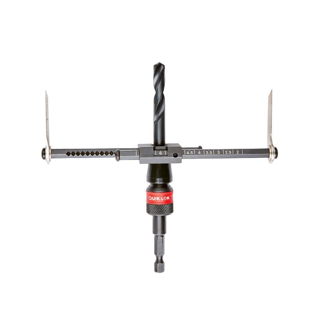 Milwaukee&reg; 49-56-0320 Adjustable Hole Cutter, 2 to 7 in Dia Cutter, 1 in D Cutting