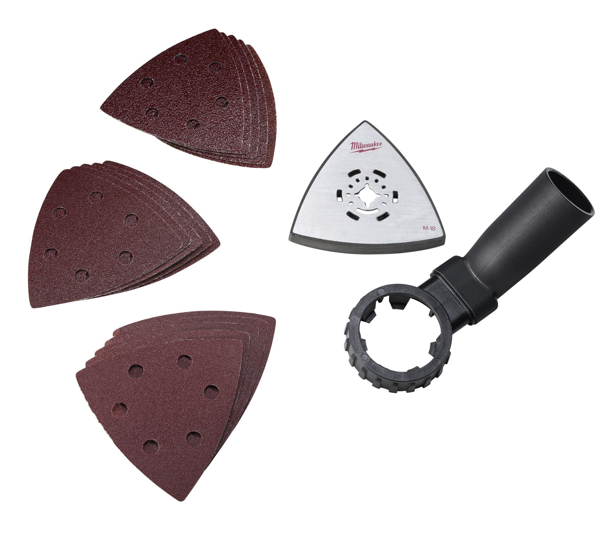 Milwaukee&reg; M18&trade; 49-90-2400 Dust Extraction Kit, For Use With M18&trade; Multi-Tool, Plastic/Sandpaper/Steel