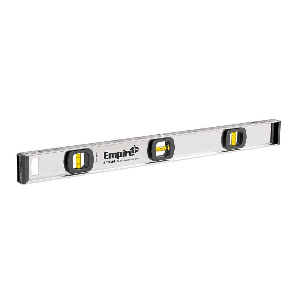Klein® 935 Rare Earth Magnet Torpedo Level, 9 in L, 3 Vials, Plastic, 0/45/90 deg Vial Position, 0.1 % Accuracy