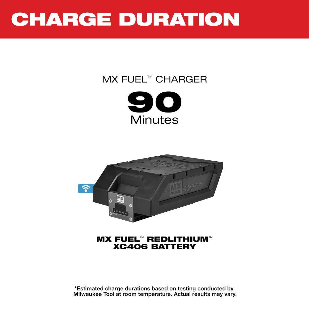 Milwaukee&reg; MX FUEL&trade; REDLITHIUM&trade; MXFXC406 Rechargeable Battery Pack, 6 Ah Li-Ion Battery, For Use With MX FUEL&trade; REDLITHIUM&trade; Equipment