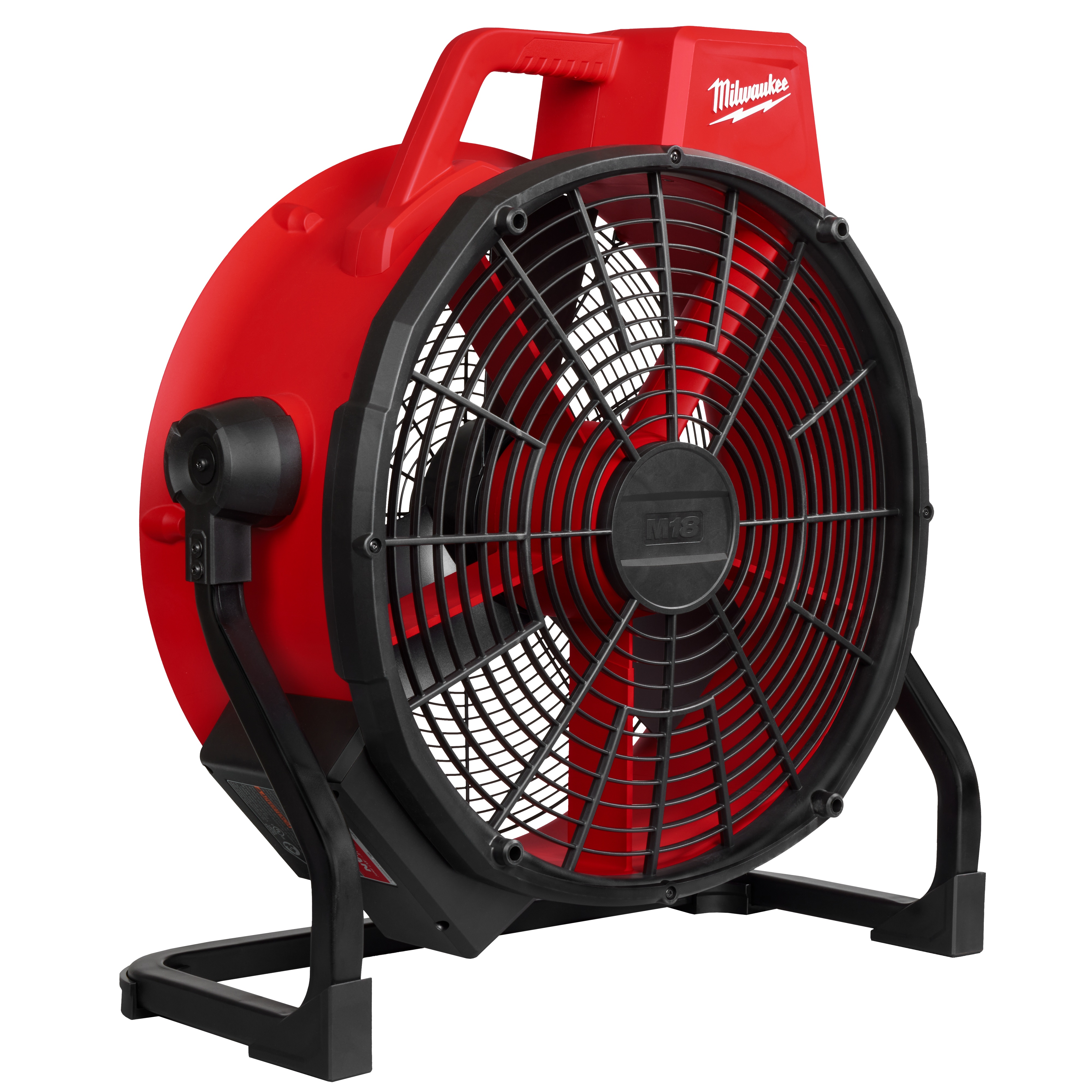 Milwaukee&reg; 0886-20 Cordless Jobsite Fan, 18 V DC, 3 Speeds, 284 cfm Air Flow