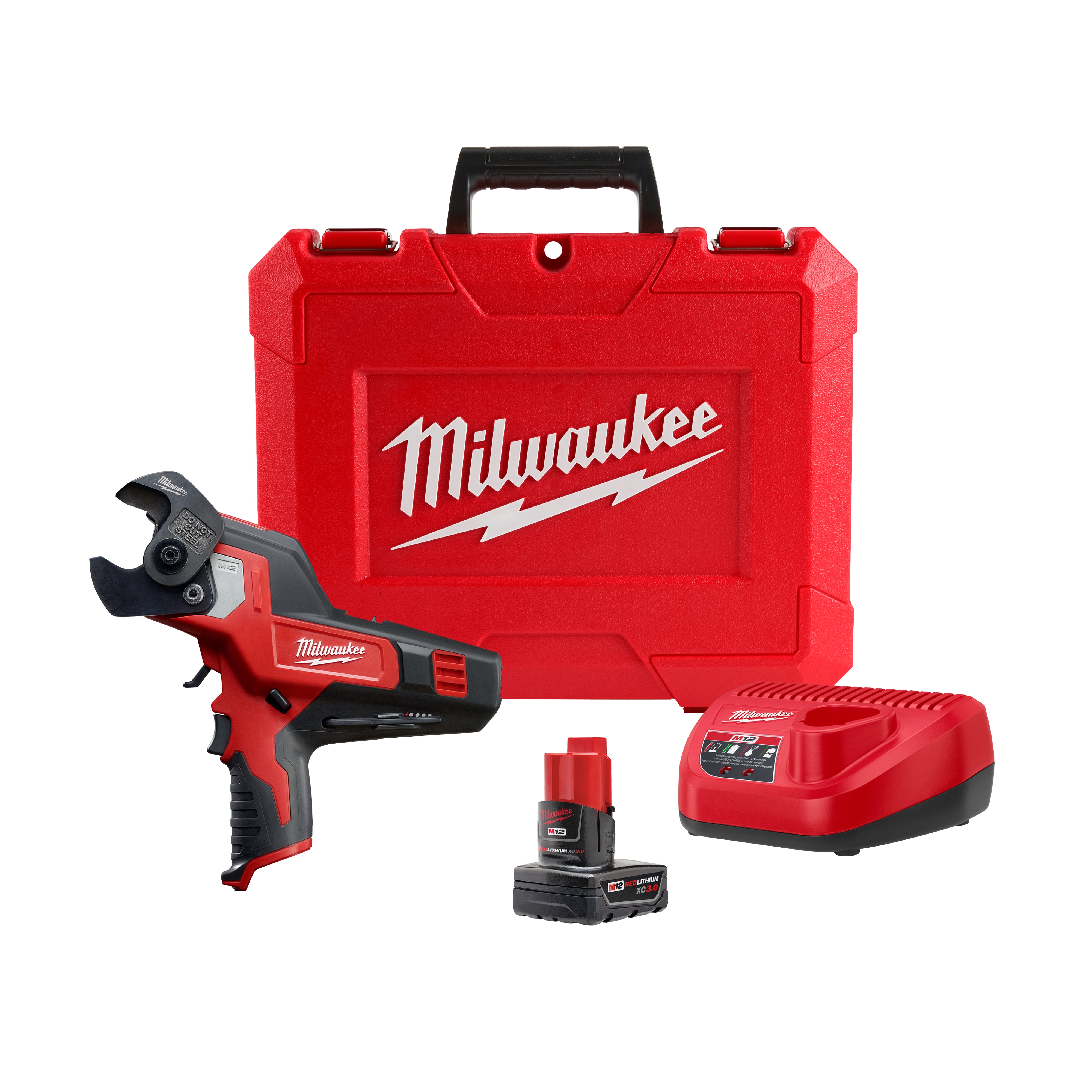 Milwaukee&reg; M18&trade; 2776-21 Cordless Cable Cutter Kit, Up to 1500 kcmil Cutting, 18 V DC, 5 Ah Li-Ion Battery