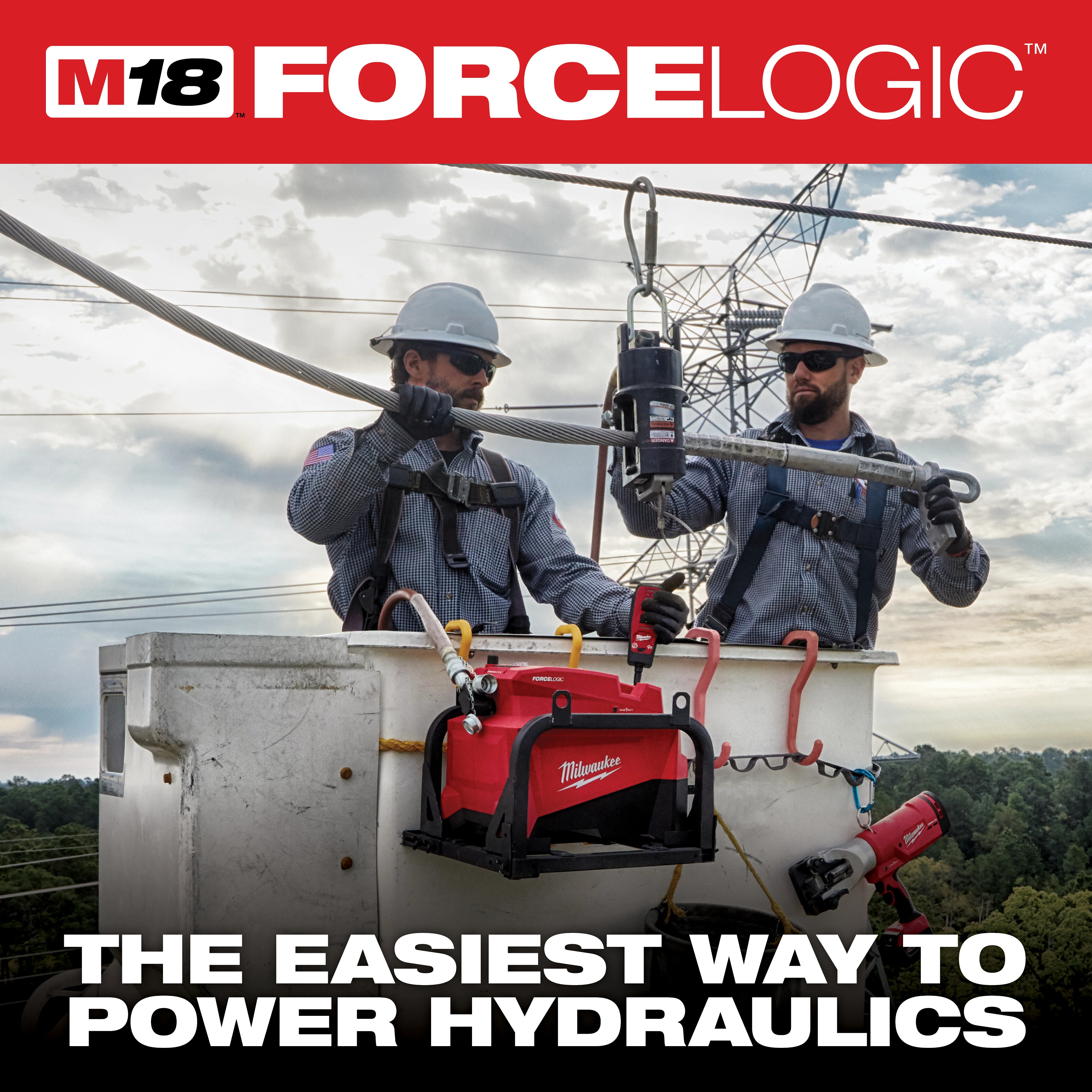 Milwaukee&reg; M18&trade; FORCE LOGIC&trade; 2774-21HD Cordless Hydraulic Pump Kit
