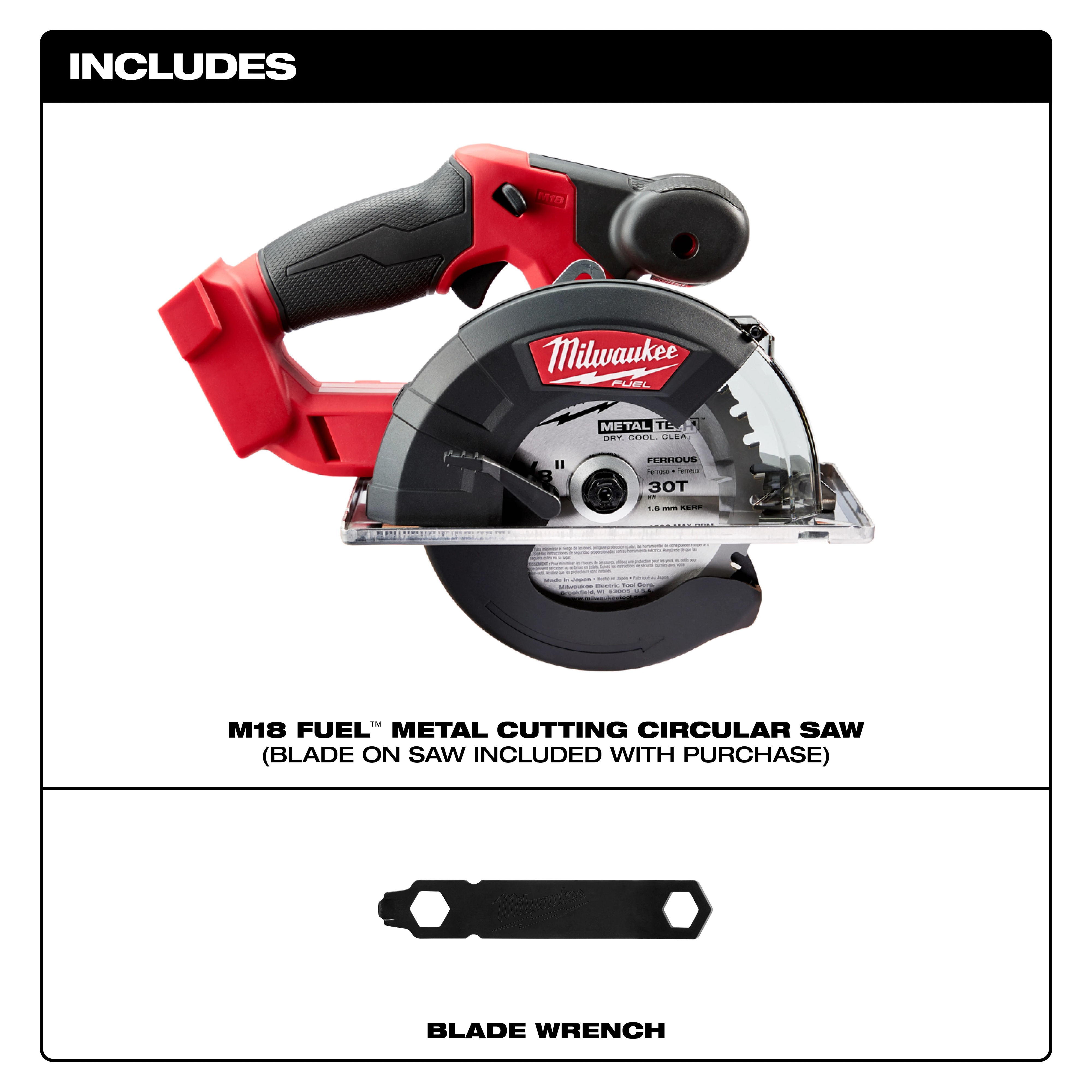 Milwaukee&reg; TILT-LOK 6390-21 Corded Circular Saw Kit, 7-1/4 in Dia Blade, 5/8 in Arbor/Shank, 1-13/16 in at 45 deg, 1-11/16 in at 50 deg, 2-7/16 in at 90 deg, 2-9/16 in at 90 deg Cutting, Right Blade Side