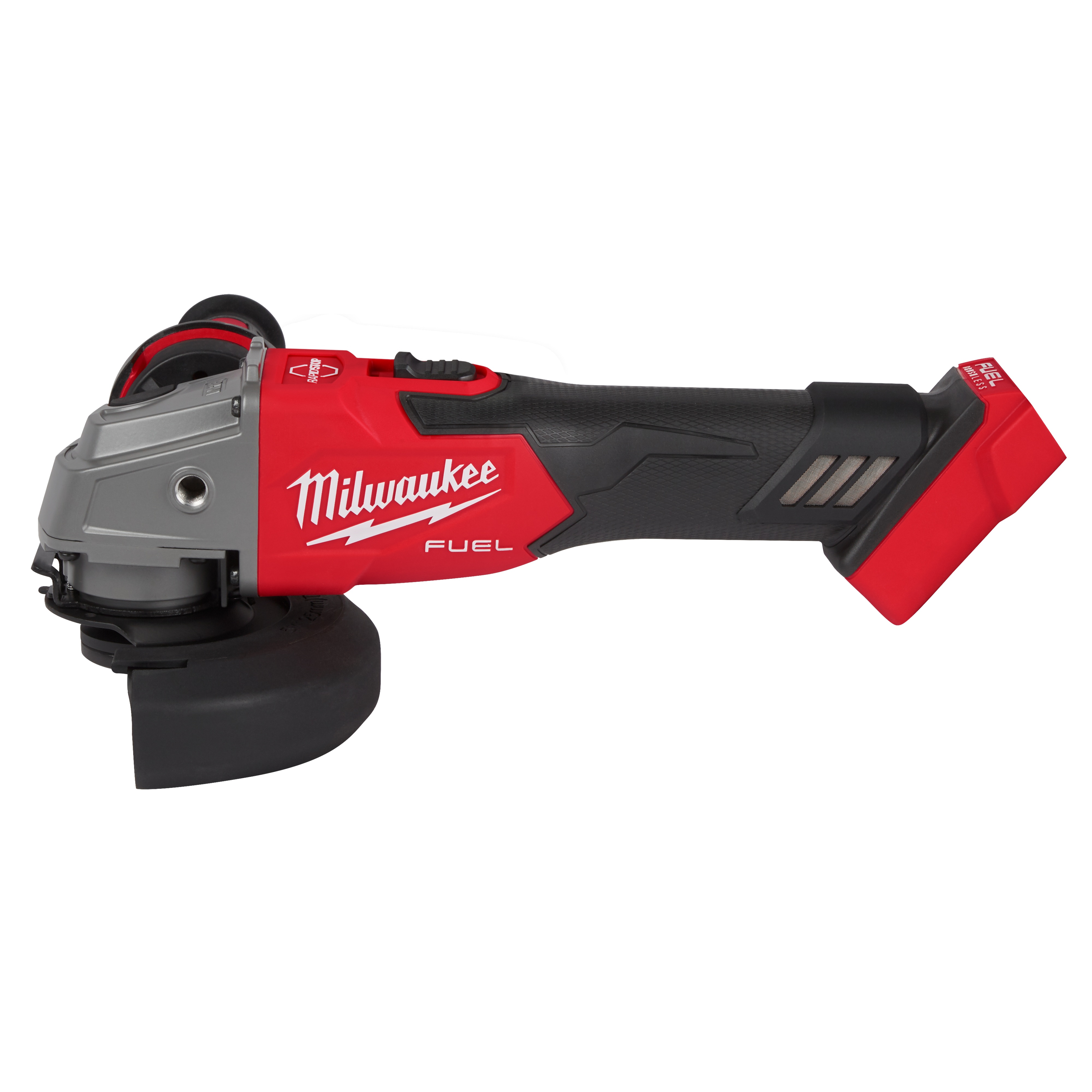 Milwaukee&reg; 2881-20 M18&trade; FUEL&trade; Cordless Angle Grinder, 5 in Dia Wheel, 5/8-11 UNC Arbor/Shank, 18 V, Li-Ion Battery, Slide Switch