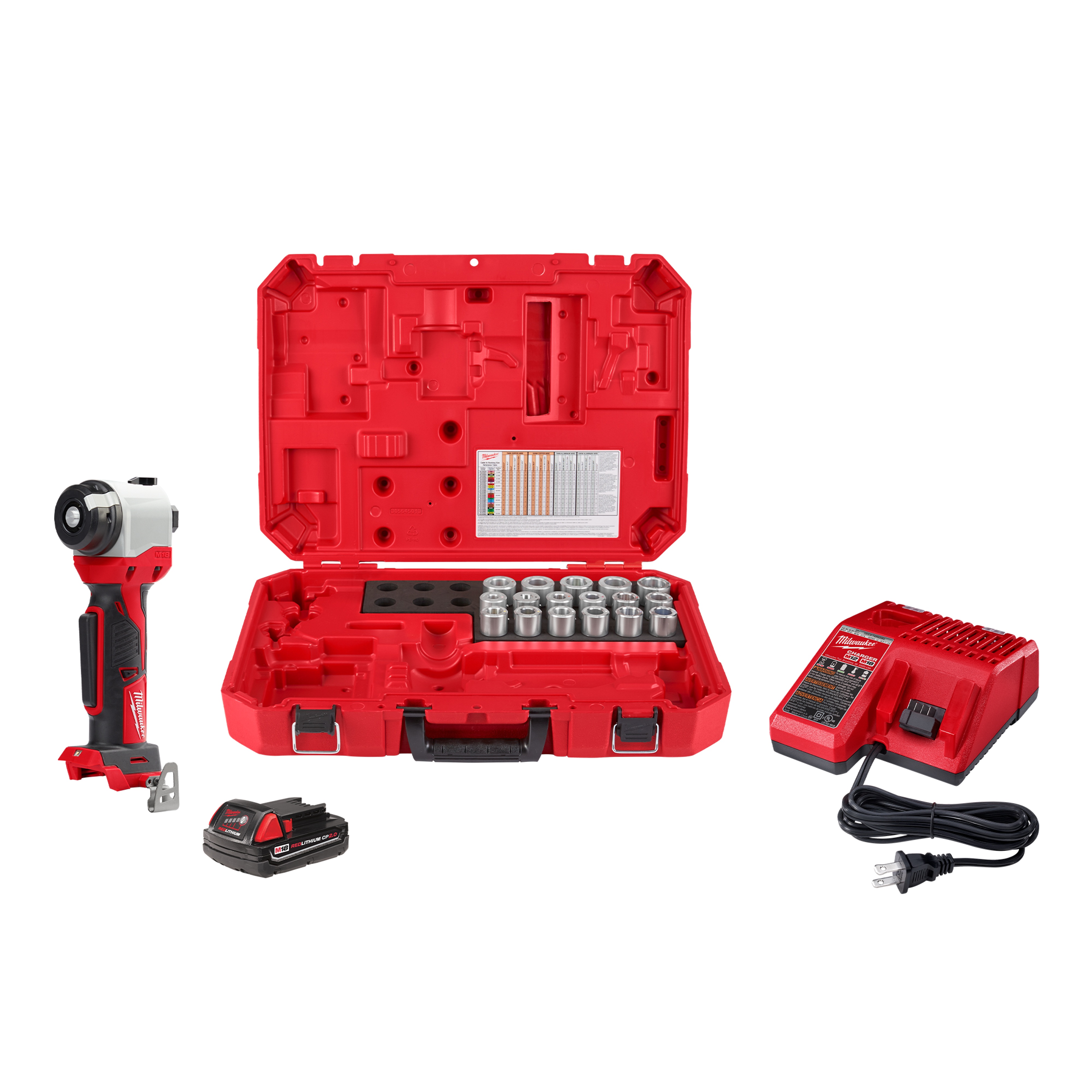Milwaukee&reg; M18&trade; 2872-20 Brushless Threaded Cordless Rod Cutter, 18 V DC, 2 Ah Li-Ion Battery
