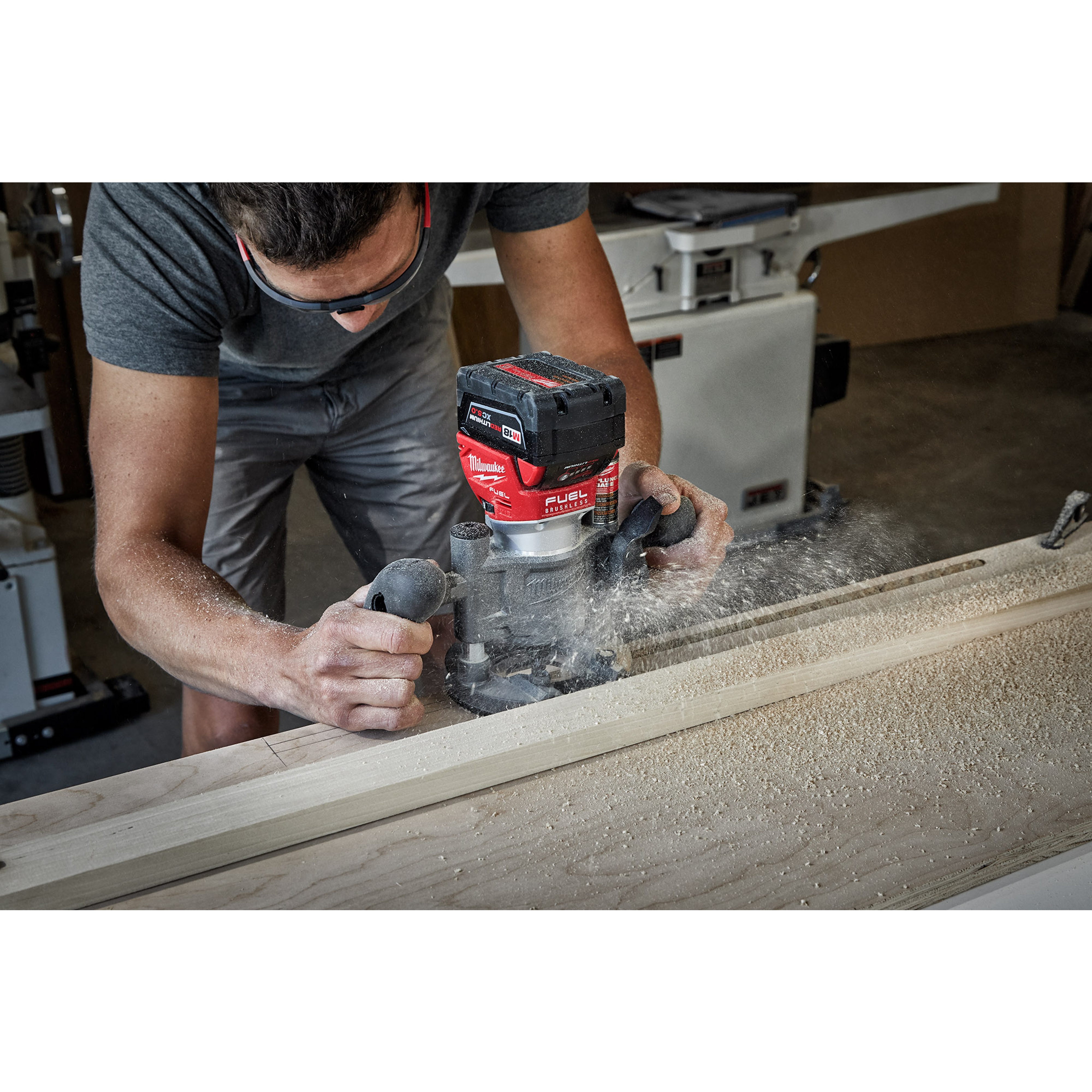 Milwaukee&reg; 48-10-5601 Plunge Base, For Use With M18&trade; FUEL&trade; 2723-20 Compact Router and M18&trade; FUEL&trade; 5-3/4 in Template Guide Sub-Base Plate, 1/8 in Increment