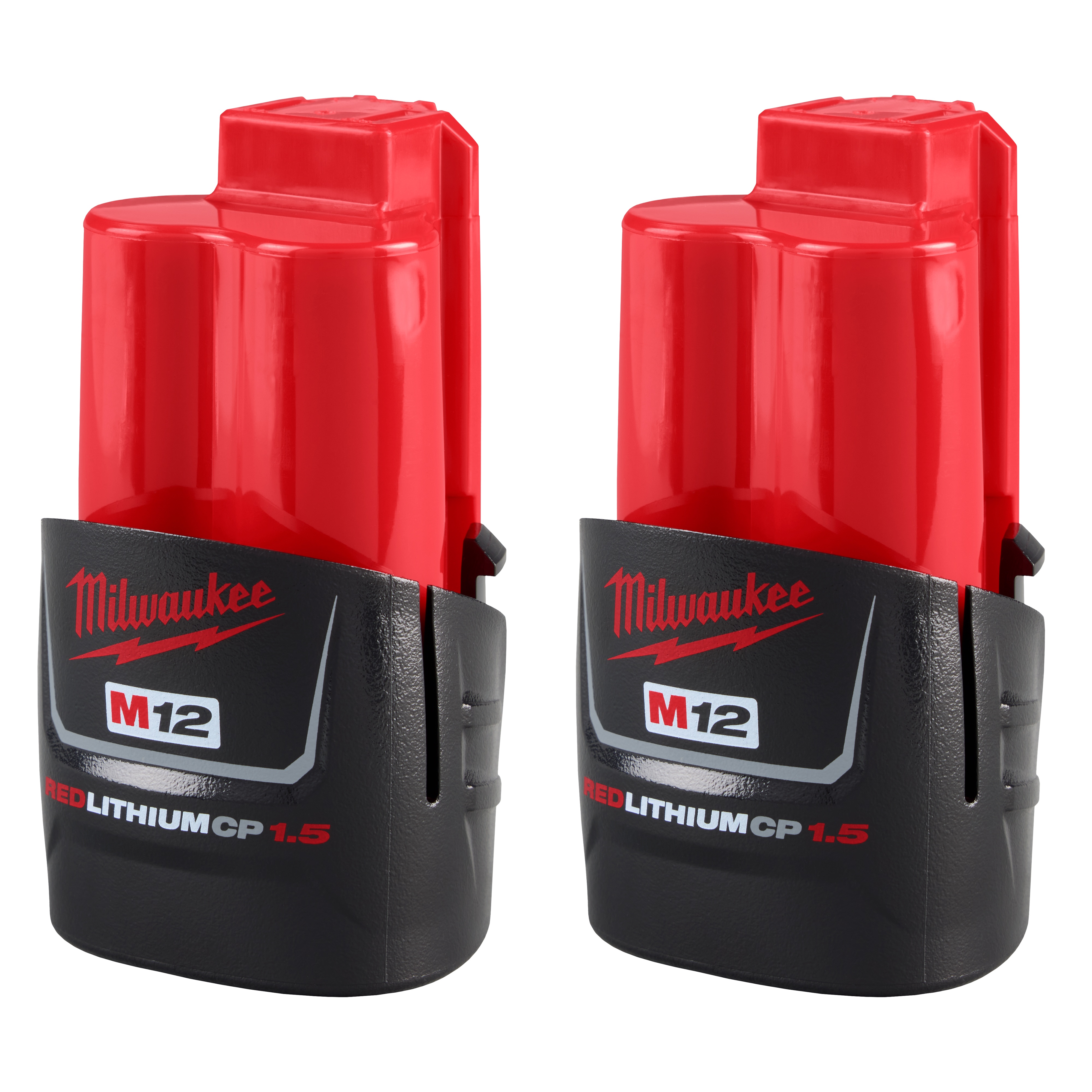 Milwaukee&reg; M12&trade; 48-11-2411 Compact Rechargeable Cordless Battery Pack, 1.5 Ah Li-Ion Battery, 12 V DC Charge, For Use With M12&trade; Cordless Power Tool