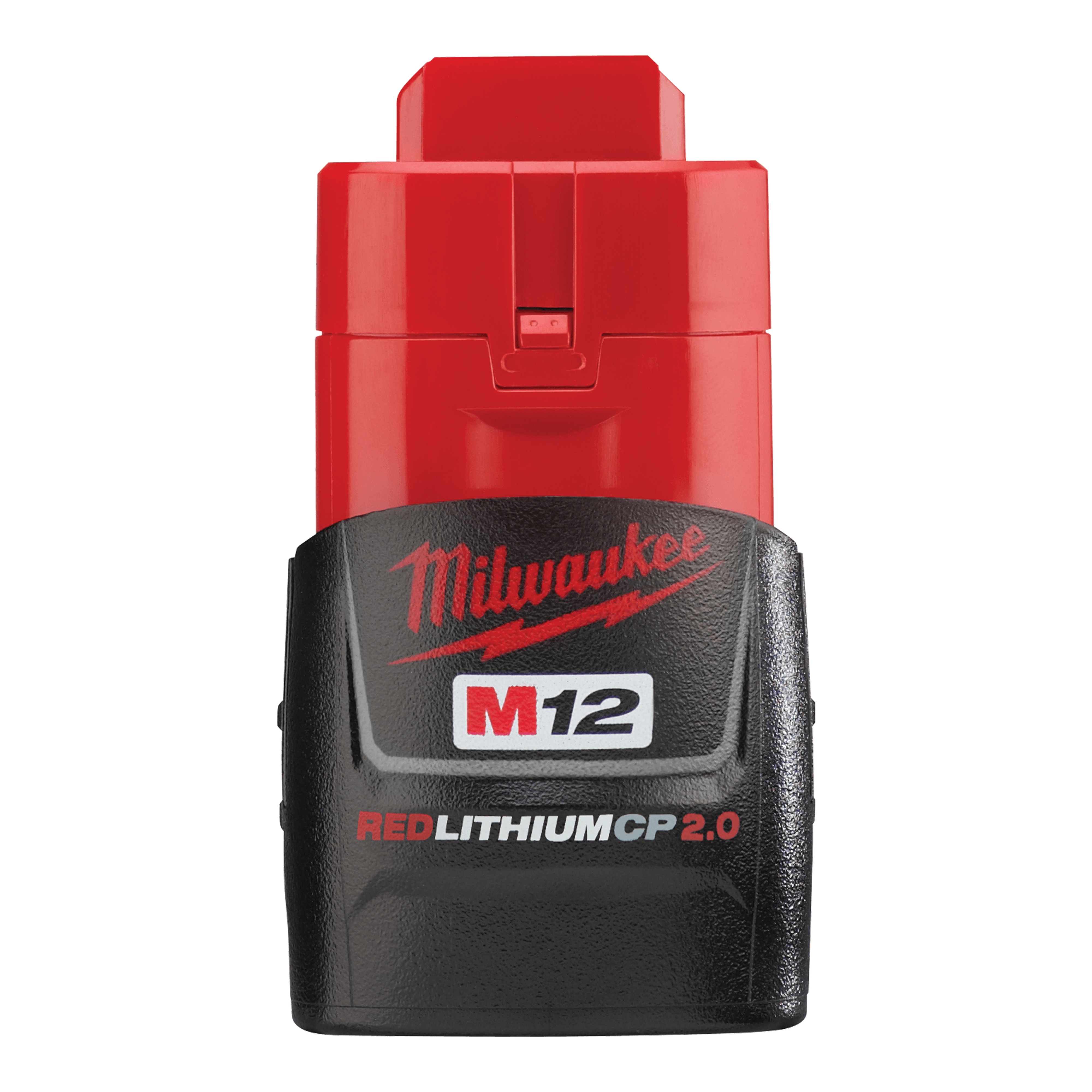 Milwaukee&reg; M12&trade; REDLITHIUM&trade; 48-11-2420 Compact Rechargeable Cordless Battery Pack, 2 Ah Li-Ion Battery, 12 V DC Charge, For Use With M12&trade; Cordless Power Tool