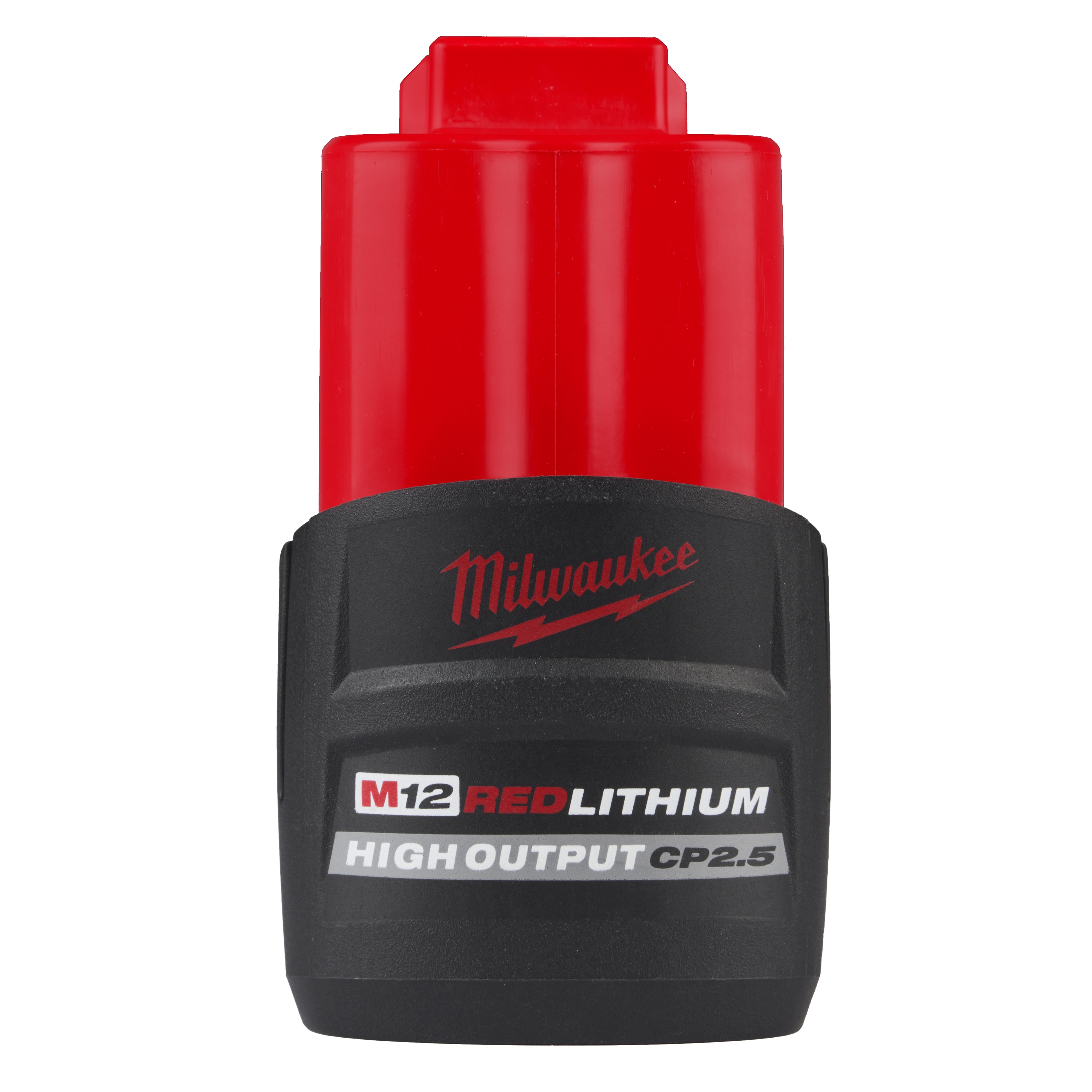 Milwaukee&reg; 48-11-2425 M12 Battery, 2.5 Ah Battery Li-Ion Battery, 12 V Charge, For Use With Milwaukee 12V Cordless Tools