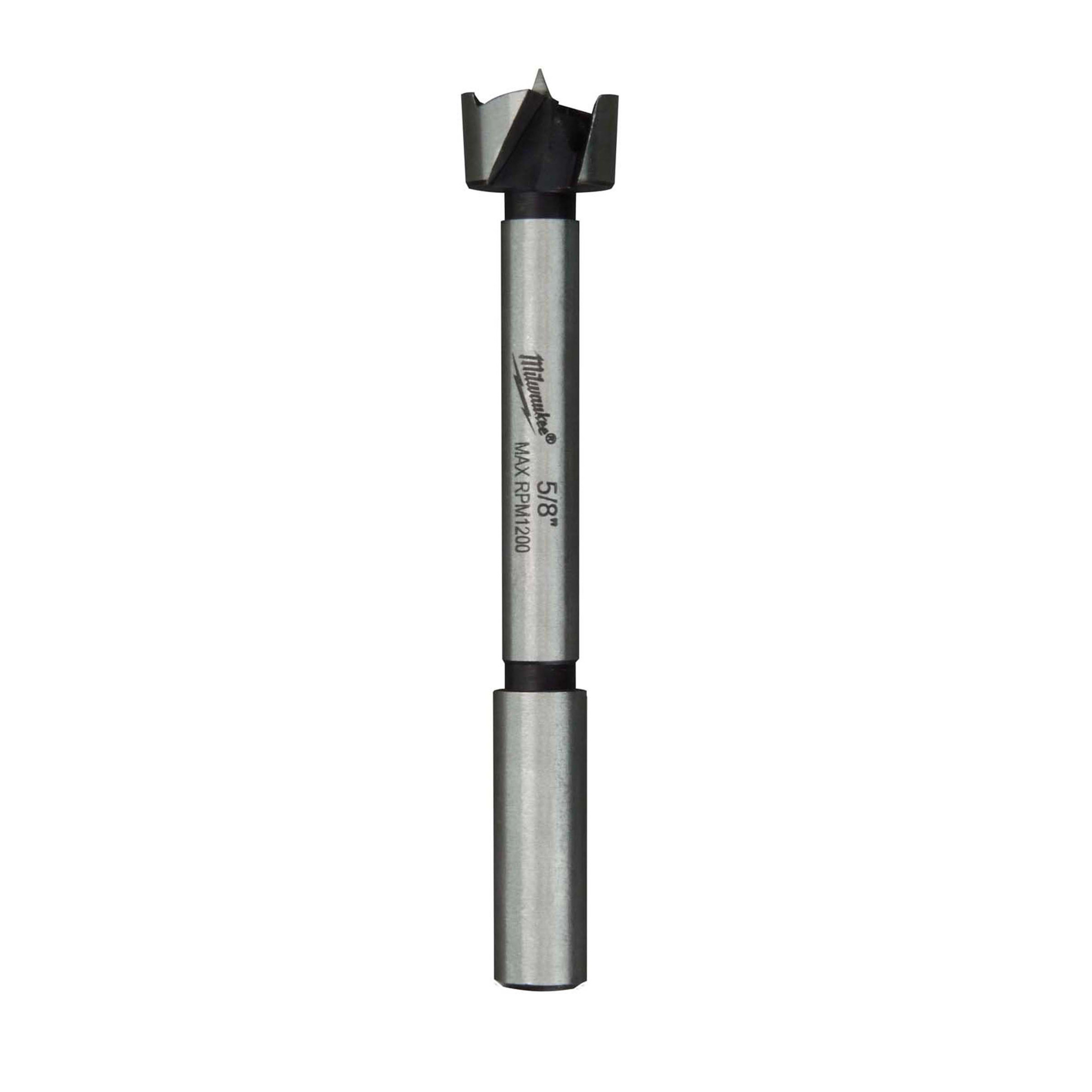 Milwaukee&reg; 48-14-0501 Forstner Bit, 1/2 in Dia, 3-1/2 in OAL, 3/8 in Shank