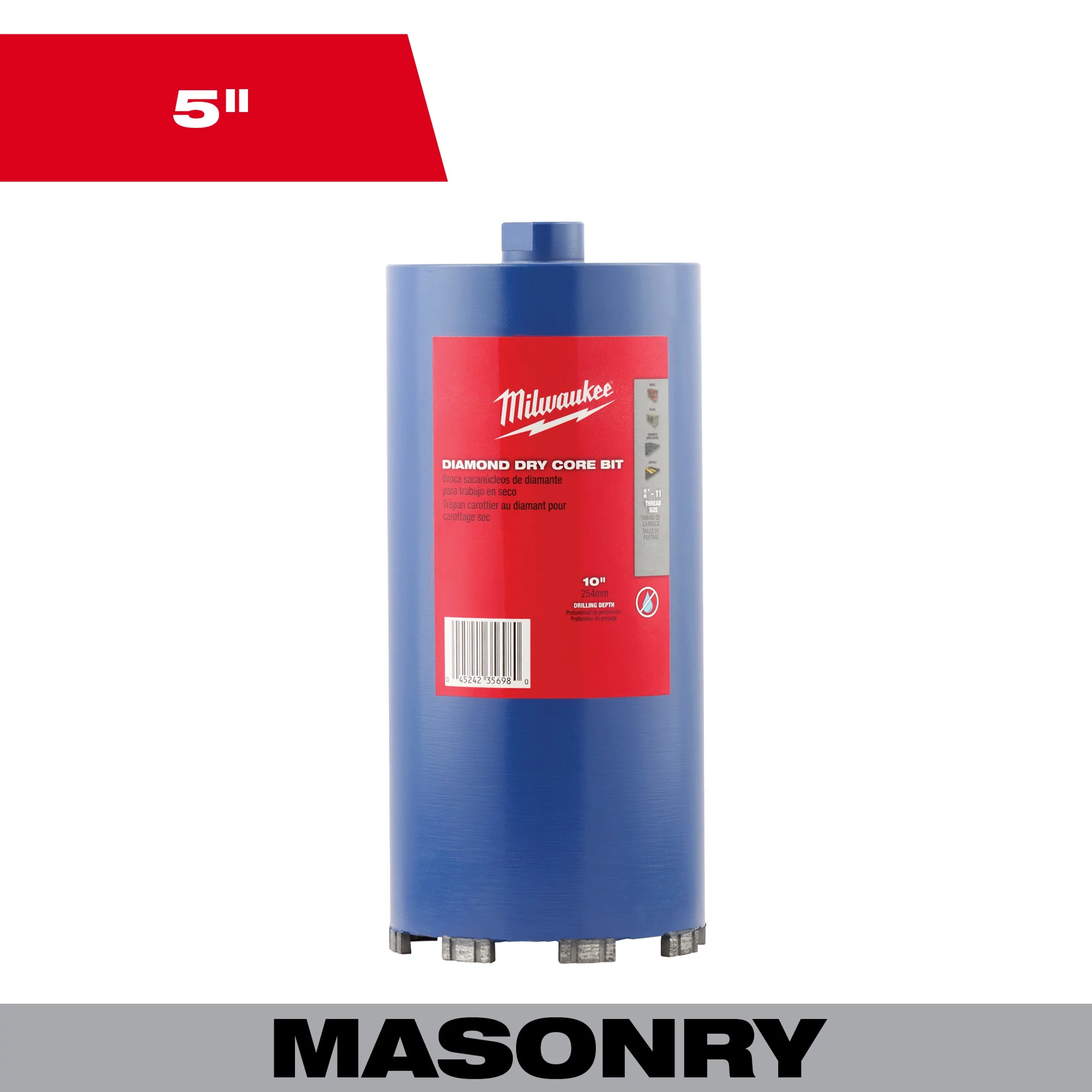Milwaukee&reg; 48-17-0050 Dry Core Masonry Bit