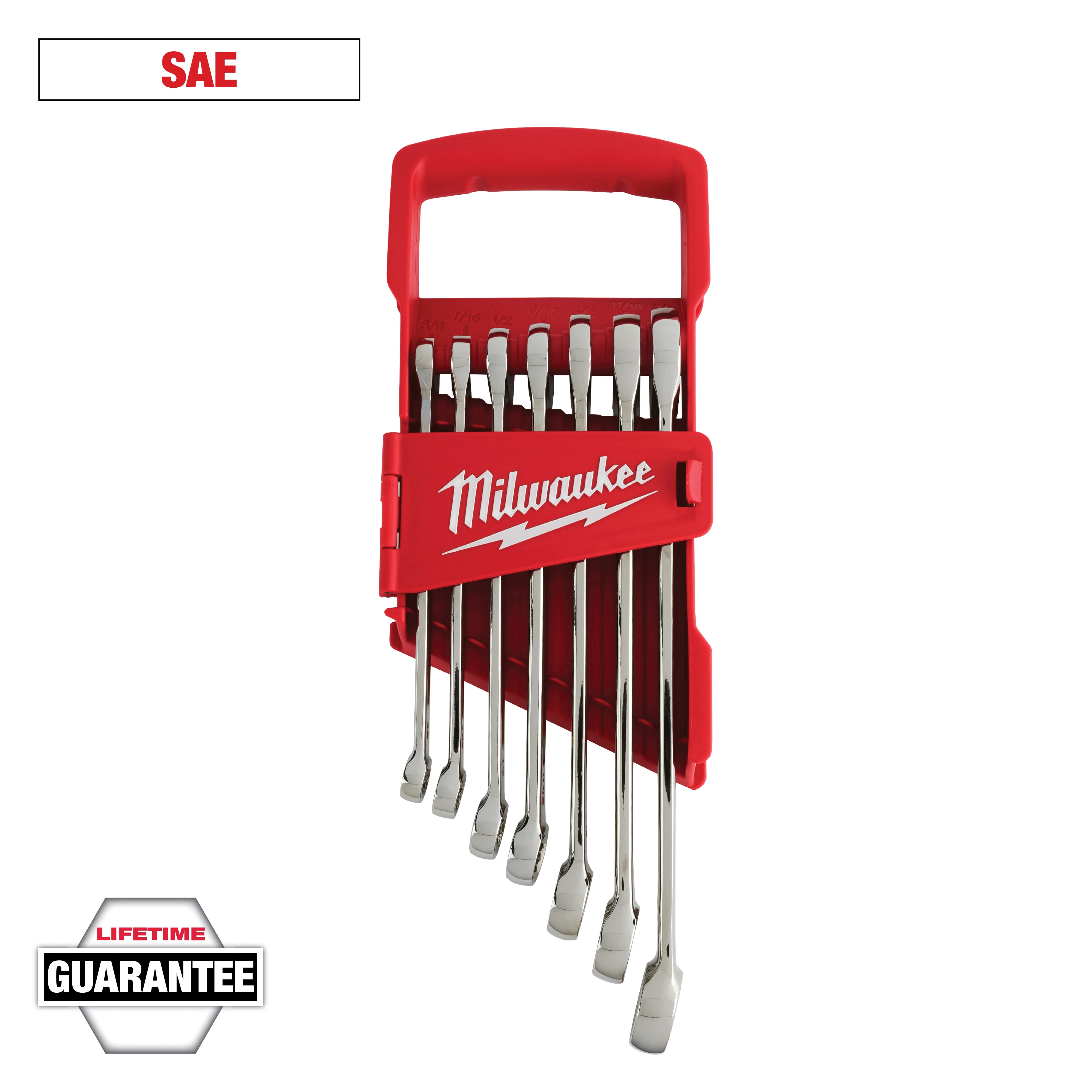 Milwaukee&reg; 48-22-9407 Combination Wrench Set, 7 Pieces