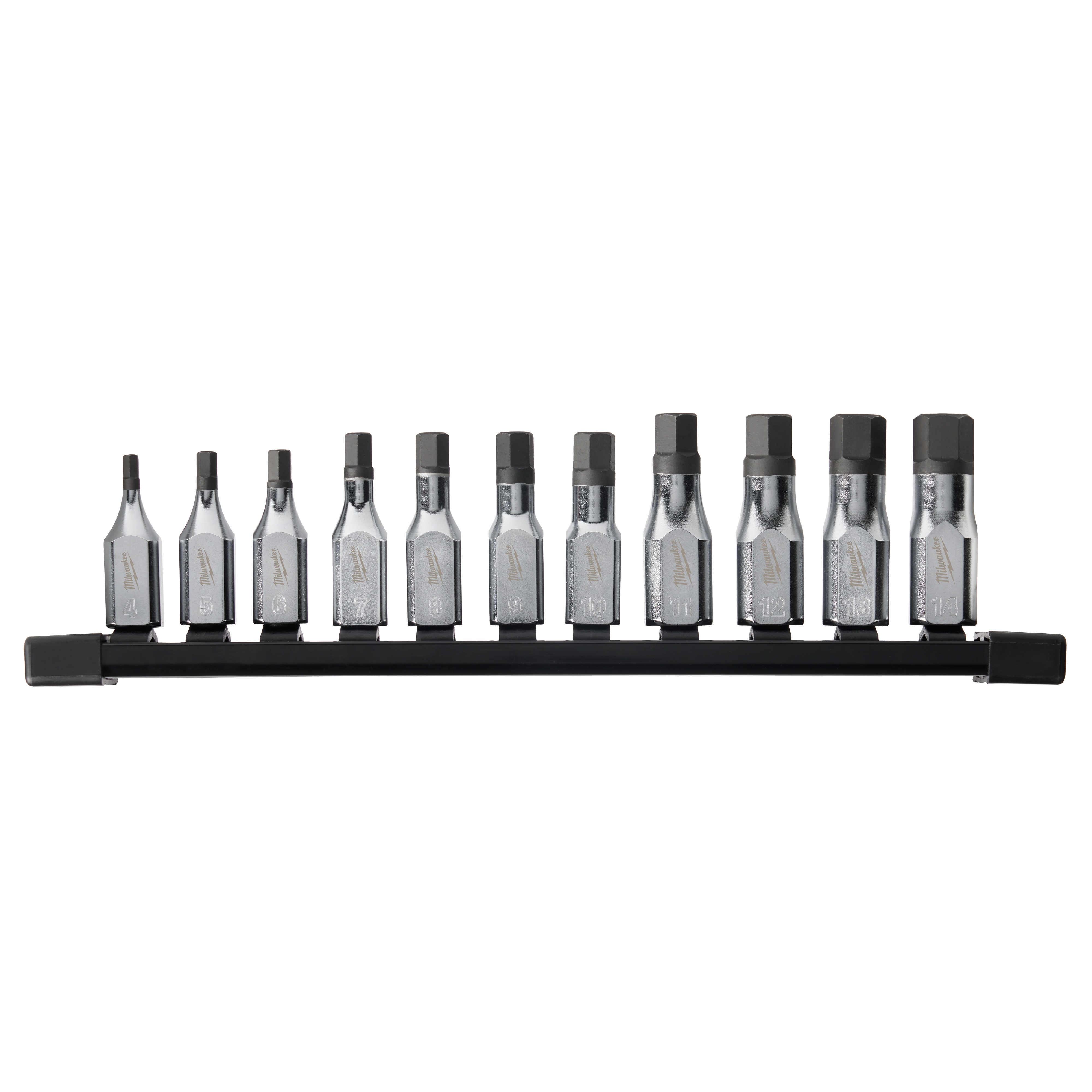 Williams&reg; JHWWSM-4TRC Socket Driver Bit Set, 1/4 in Drive, 1/8 in Torx, 4 Pieces, Polished Chrome
