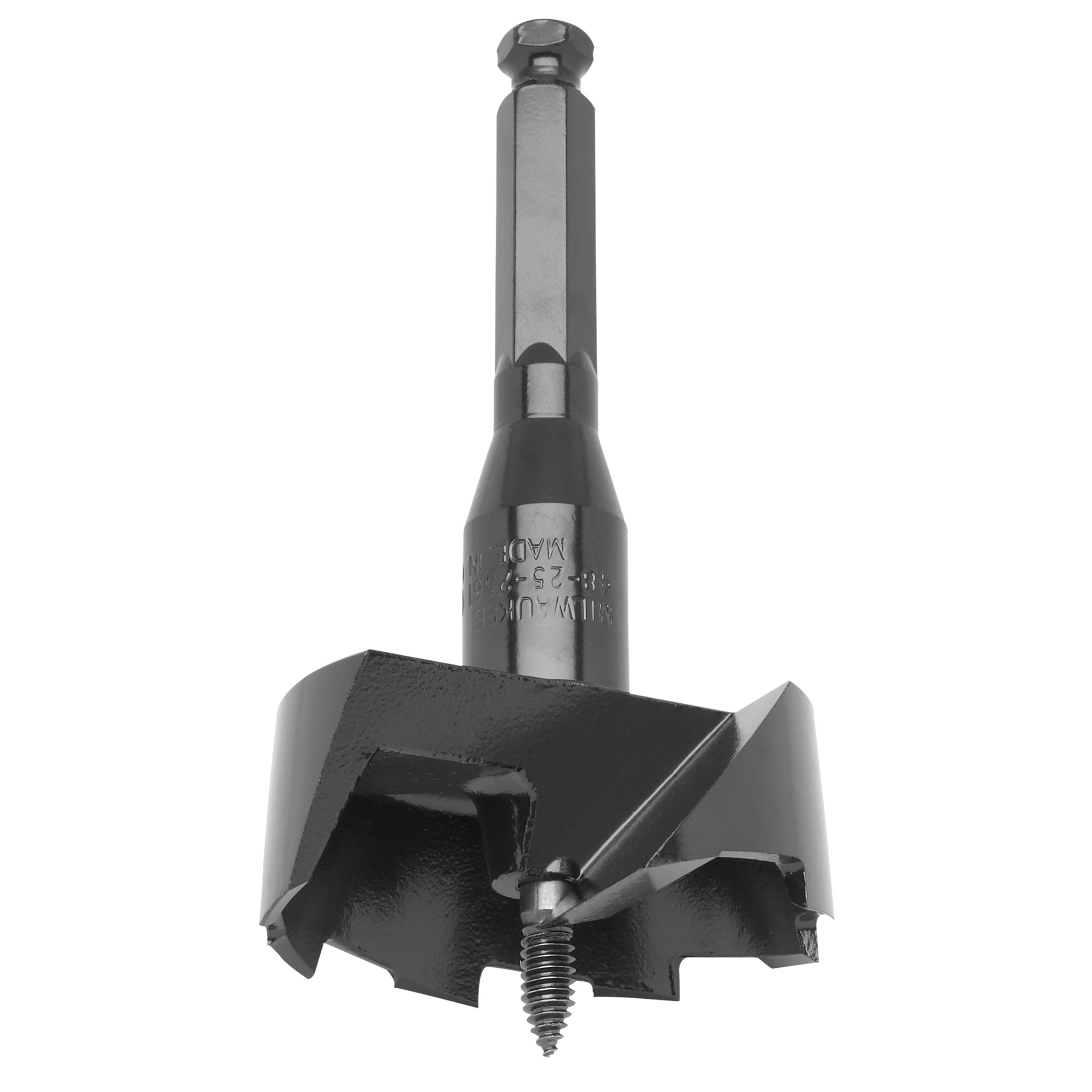 Milwaukee&reg; 48-25-2562 Heavy Duty Standard Drill Bit, 2-9/16 in Dia, 3-5/8 in OAL, 7/16 in Shank