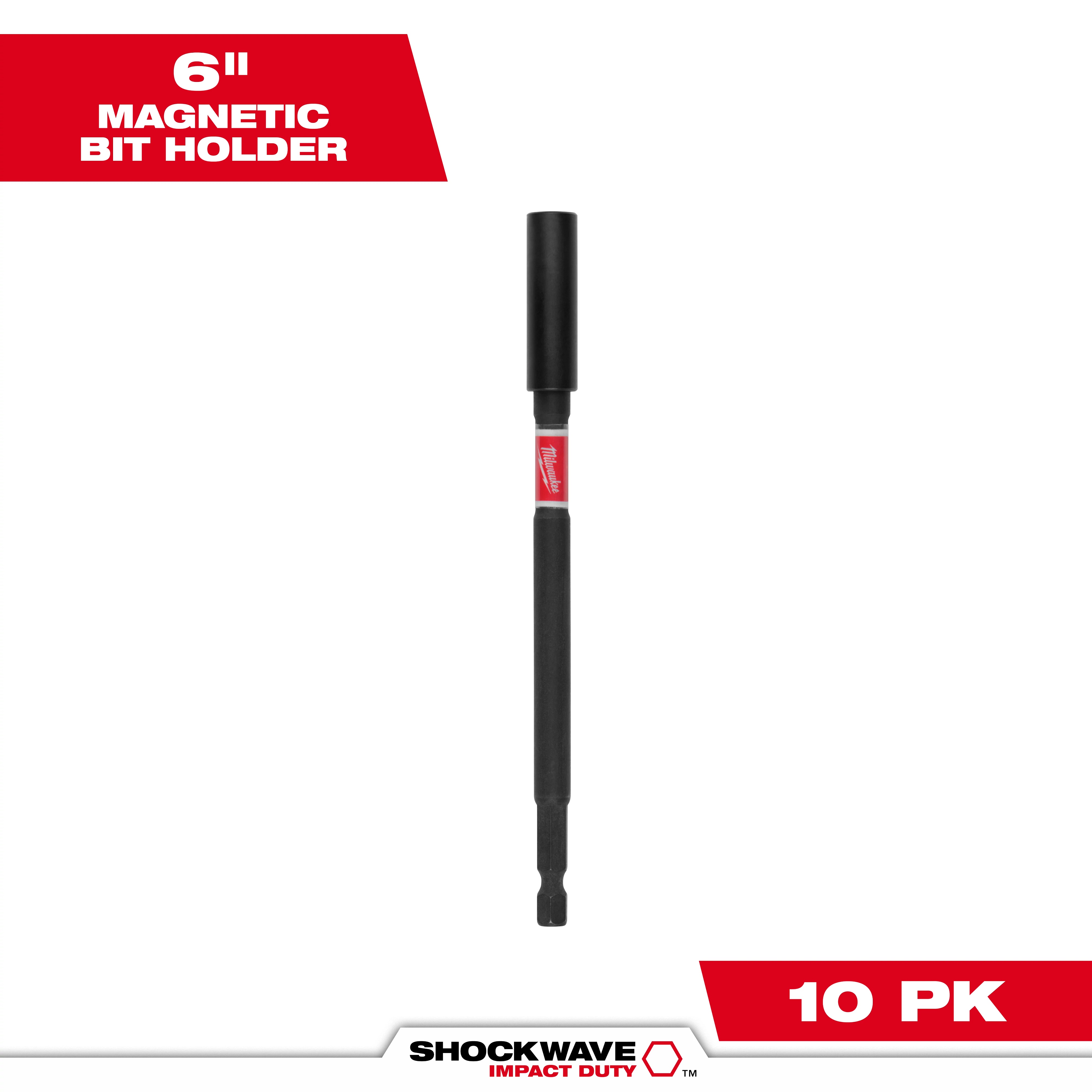 Milwaukee&reg; SHOCKWAVE&trade; 48-32-4521 Impact Duty Magnetic Bit Tip Holder, Proprietary Steel