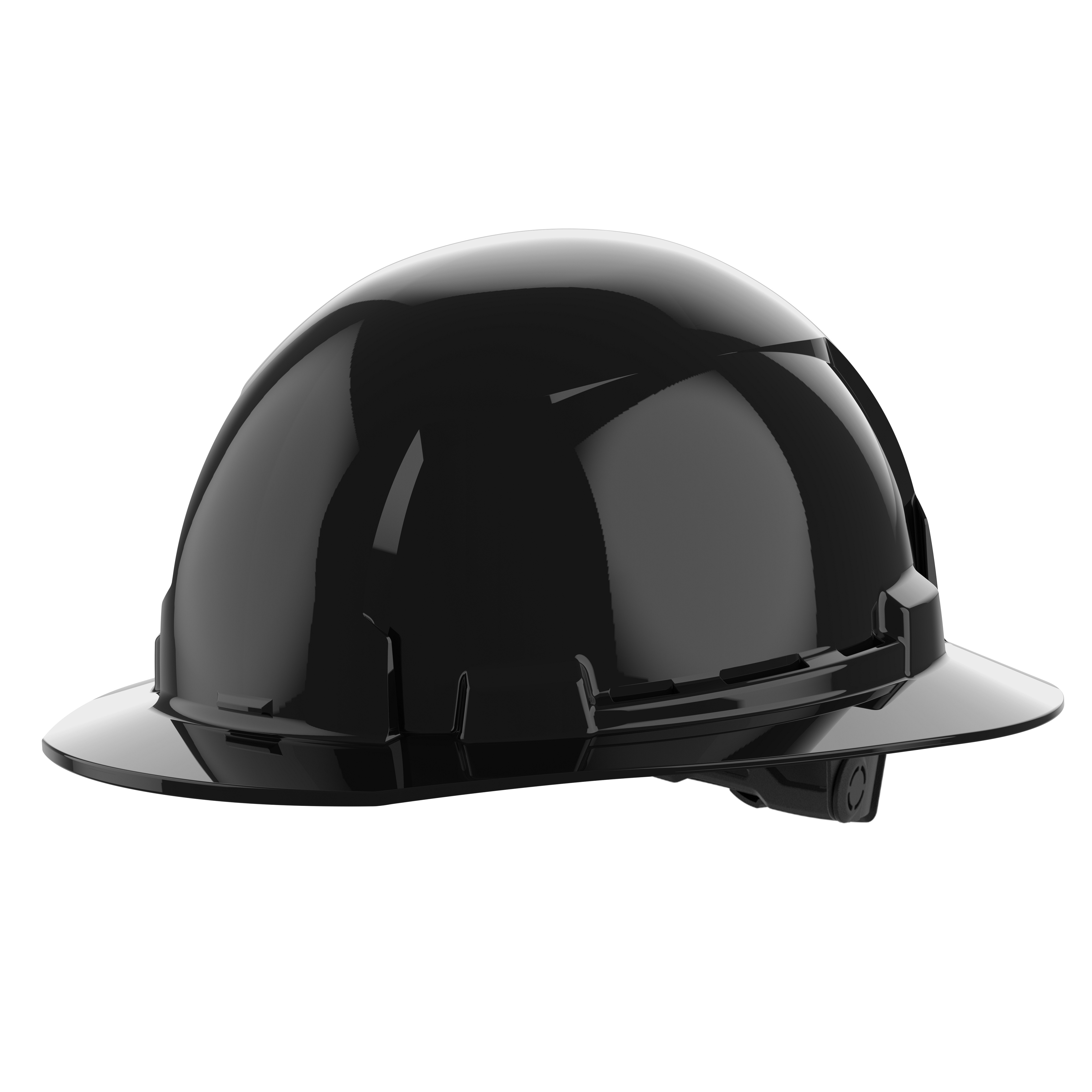Milwaukee&reg; 48-73-1131 Full Brim Hard Hat, 6-1/2 in Fits Mini Hat, 8-1/2 in Fits Max Hat, HDPE, 6-Point Ratchet Suspension, ANSI Electrical Class Rating: Class E, ANSI Impact Rating: ANSI/ISEA Z89.1 Type I, Quick Adjustment