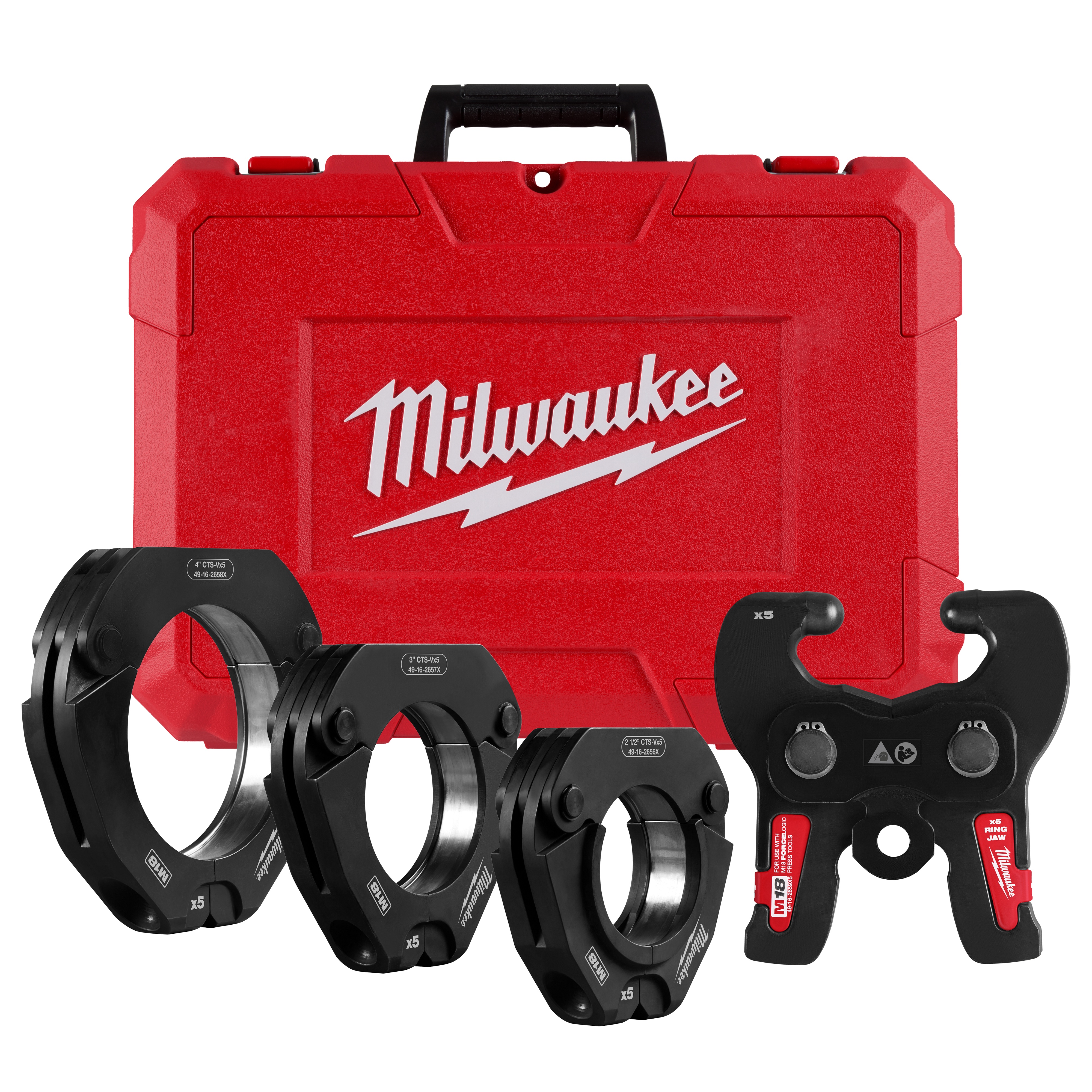 Milwaukee&reg; M12&trade; 49-16-2453 Press Jaw, For Use With M12&trade; FORCE LOGIC&trade; Press Tool, 1-1/4 in Jaw Capacity, Copper