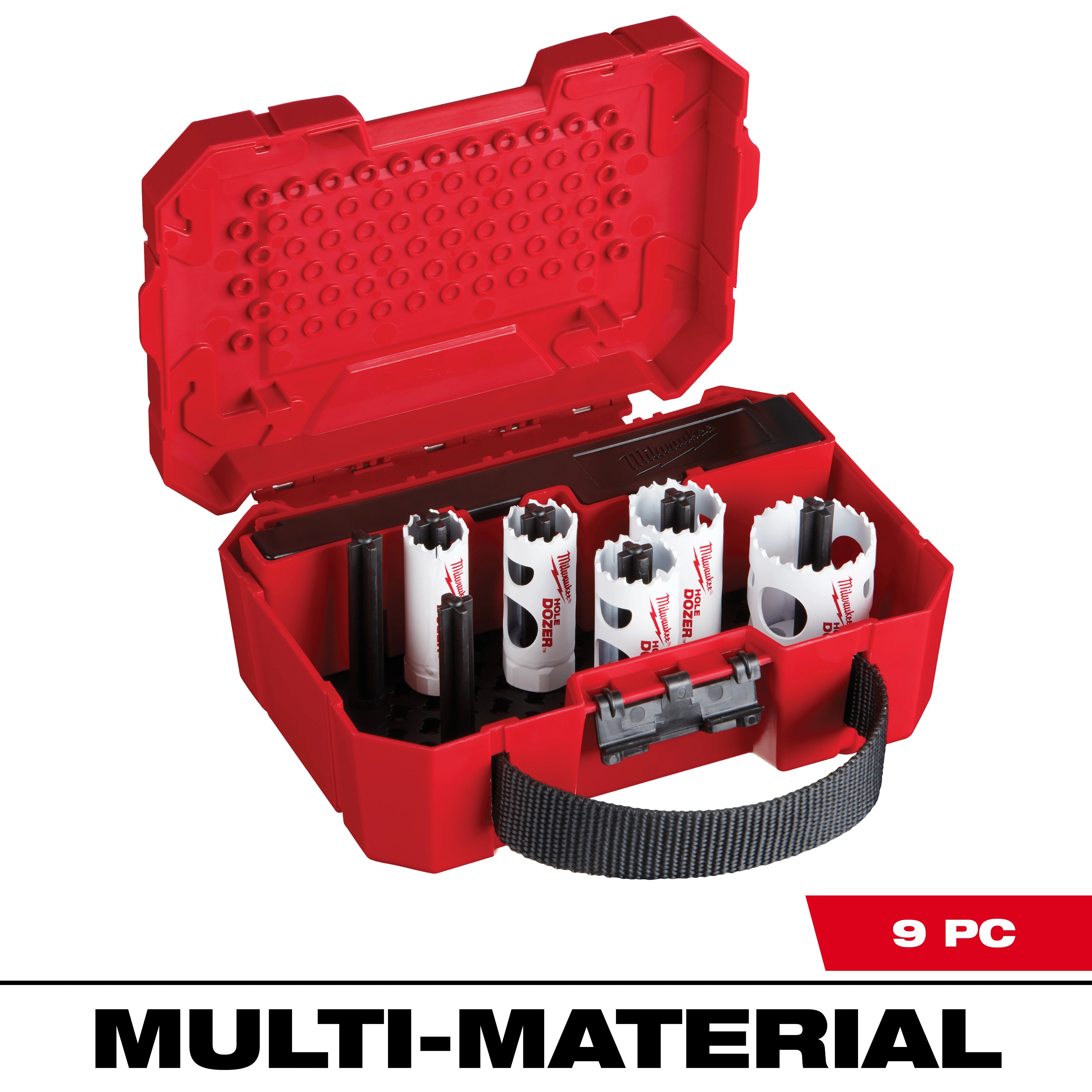 Milwaukee&reg; Hole Dozer&trade; 49-22-4006 General Purpose Hole Saw Kit, 9 Pieces, Bi-Metal