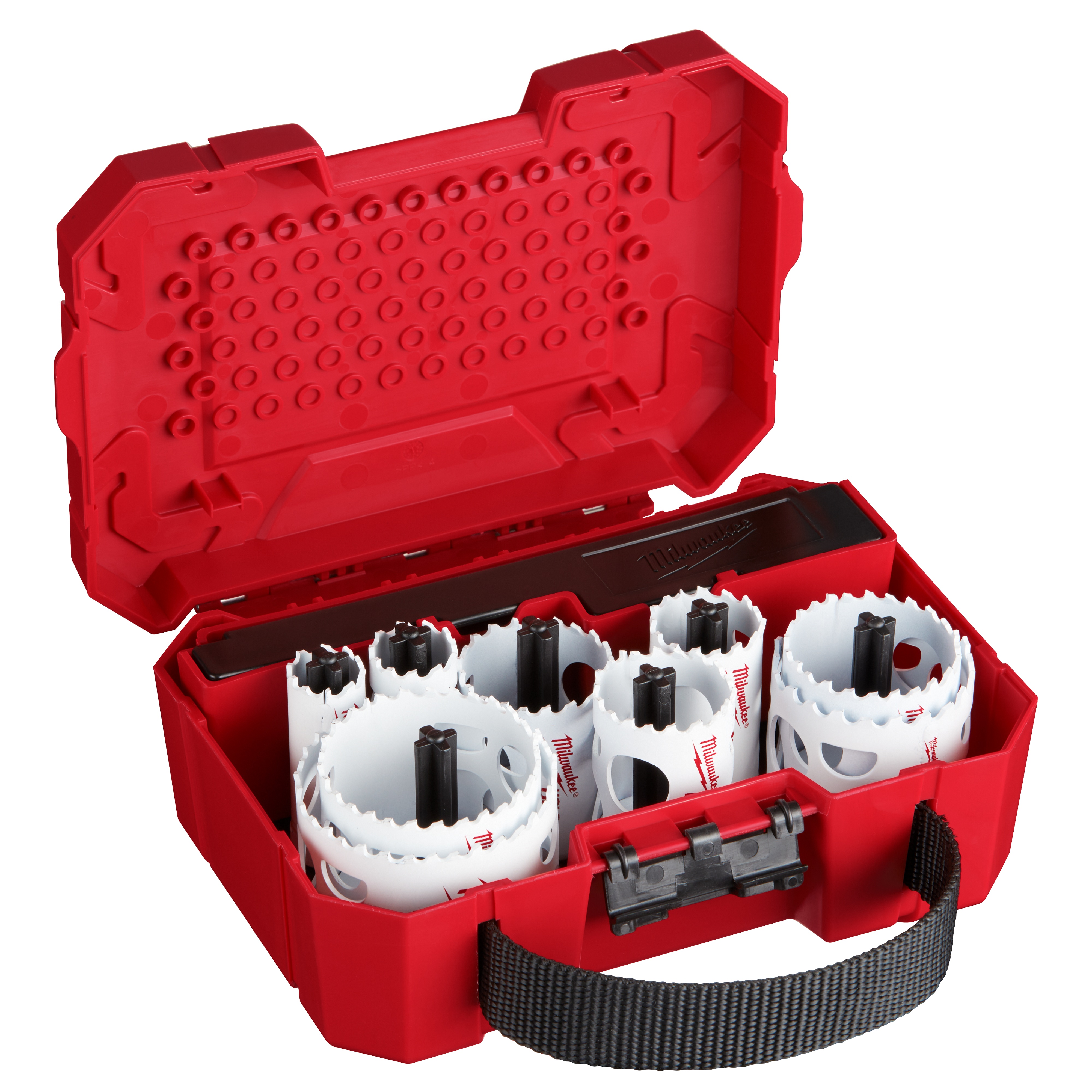 Greenlee&reg; 891 Electricians/Plumbers Hole Saw Kit, 12 Pieces, For Use With 3/4 to 2-1/2 in Conduit, Bi-Metal