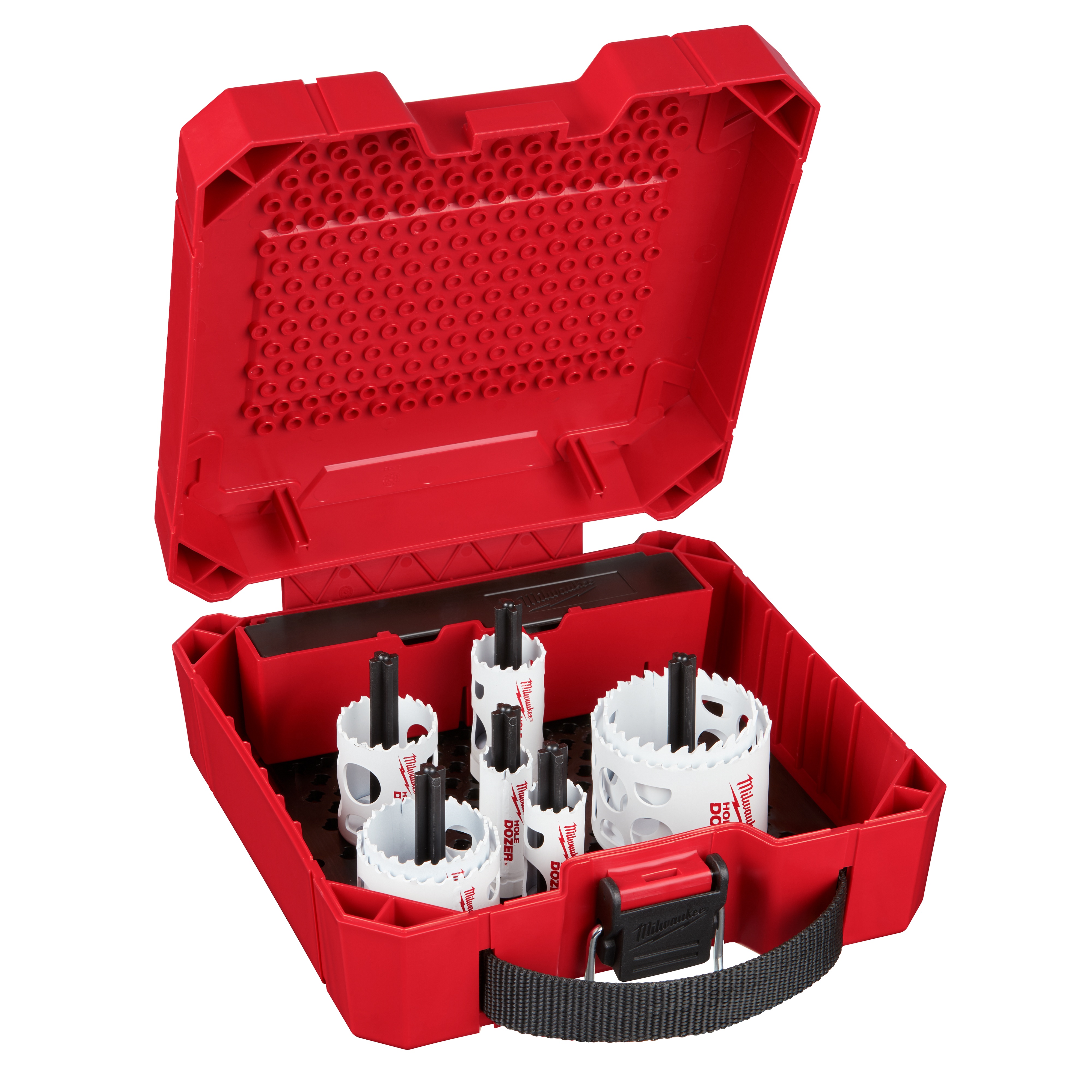 Milwaukee&reg; HOLE DOZER&trade; 49-22-4143 Plumbers Hole Saw Kit, 12 Pieces, Bi-Metal, Thermoset Coated