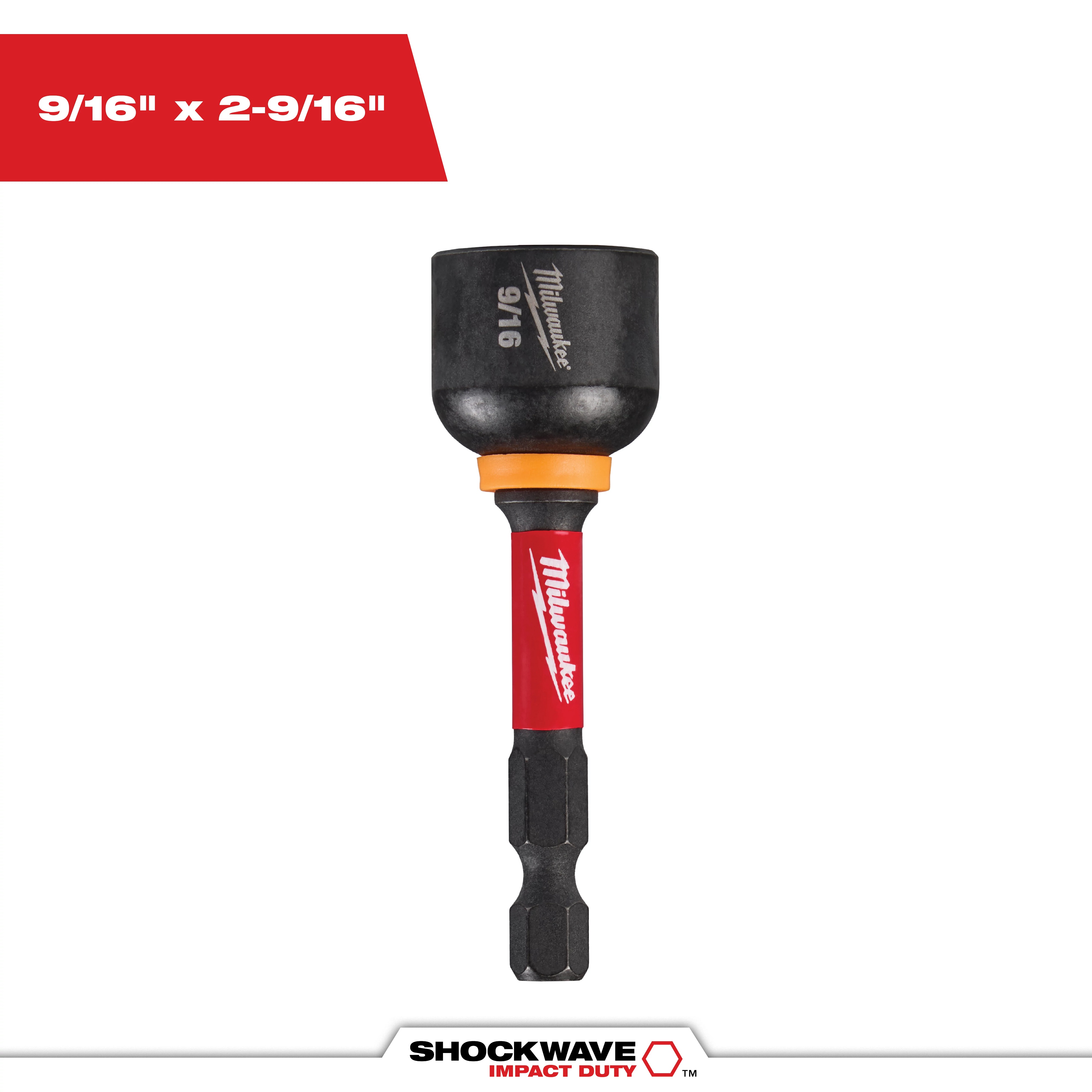 Milwaukee&reg; 49-66-4538 SHOCKWAVE&trade; Impact Duty Magnetic Nutdriver, 9/16 in