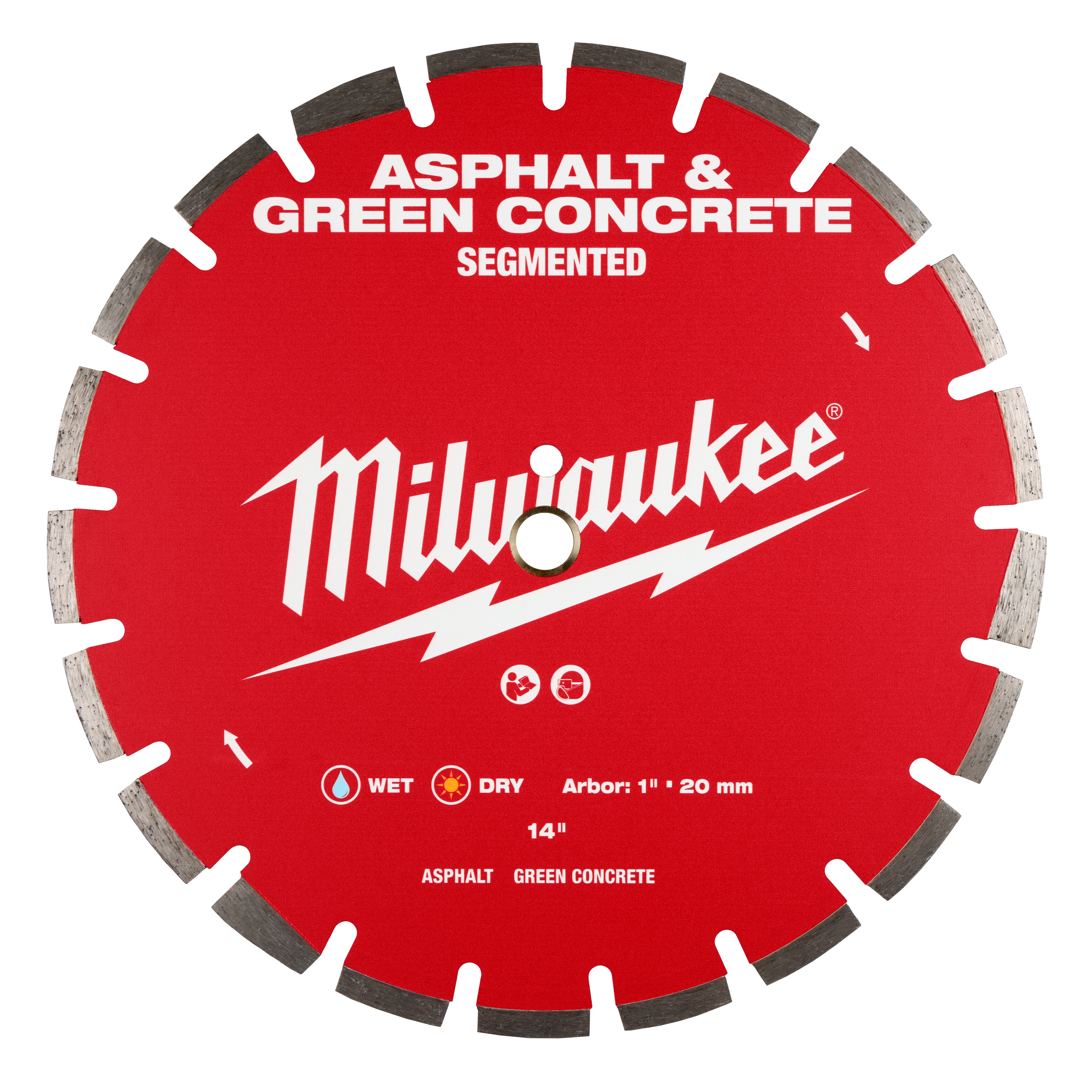 Milwaukee&reg; 49-93-9106 DIAMOND MAX General Purpose Saw Blade, 6 in Dia Blade, 7/8 to 5/8 in Arbor/Shank, Wet/Dry Cutting