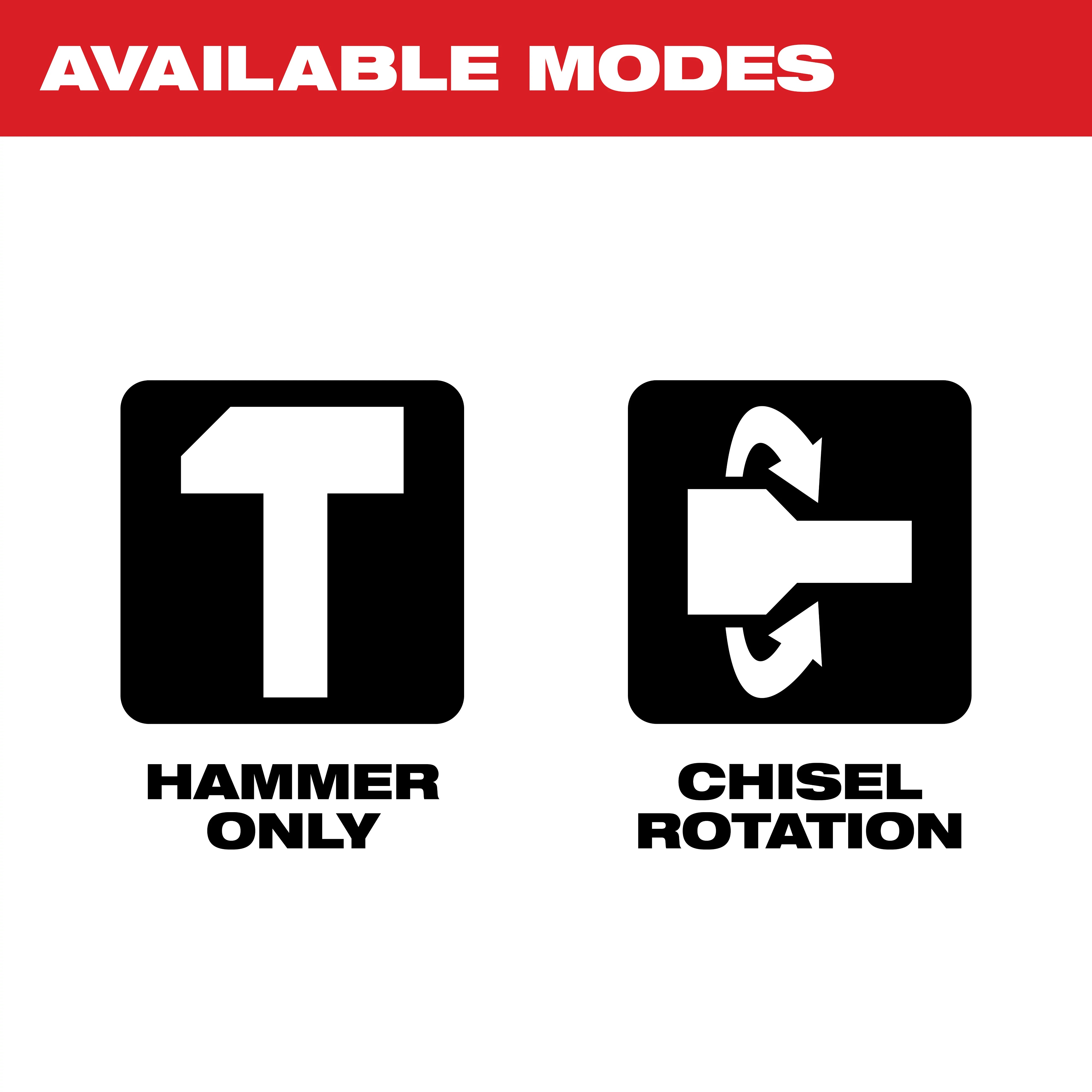 Milwaukee&reg; 5446-21 Demolition Corded Hammer Kit, 2200/2840 bpm, 1-3/4 in Chuck