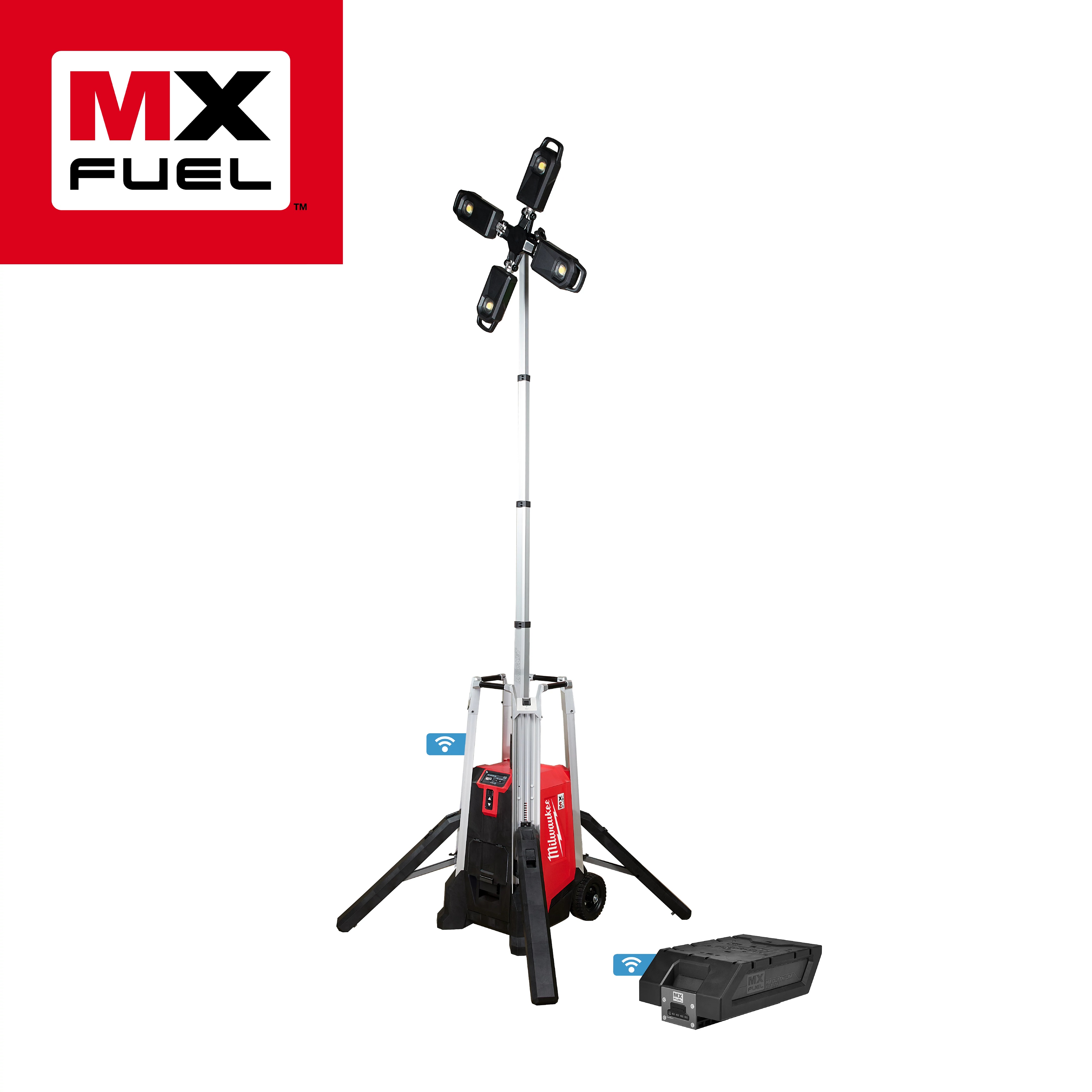 Milwaukee&reg; MX FUEL&trade; ROCKET&trade; MXF041-1XC MX FUEL&trade; Cordless Tower Light/Charger, LED Lamp