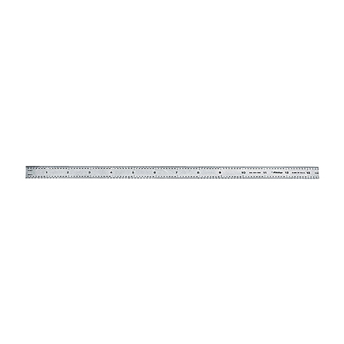 Starrett® C604R-12 Spring Tempered Precision Rule, Imperial Measuring System, Graduations #4R to 8ths, 16ths, Quick-Reading 32nds, 64ths, 12 in L, Steel, Silver