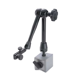 Starrett® 657AA Indicator Holder, 1-57/64 in L x 1-5/8 in W x 1-29/32 in H Base, 9-21/34 in OAL, 1/4 in Dia x 6 in L Rod