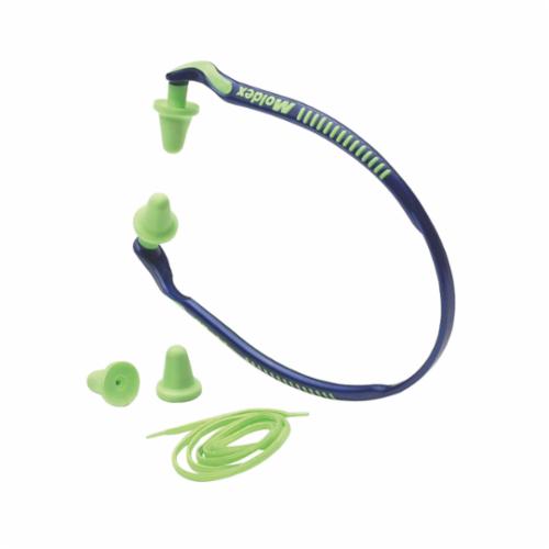product Moldex® 6420 Rockets® Multi-Use Earplugs, 27 dB Noise Reduction, Flange Shape, ANSI S3.19-1974, Reusable, Corded Design