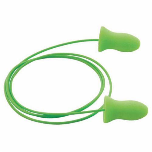 Moldex® 6620 Goin' Green® Single Use Earplugs, 33 dB Noise Reduction, Tapered Shape, ANSI S3.19-1974, Disposable, Uncorded Design