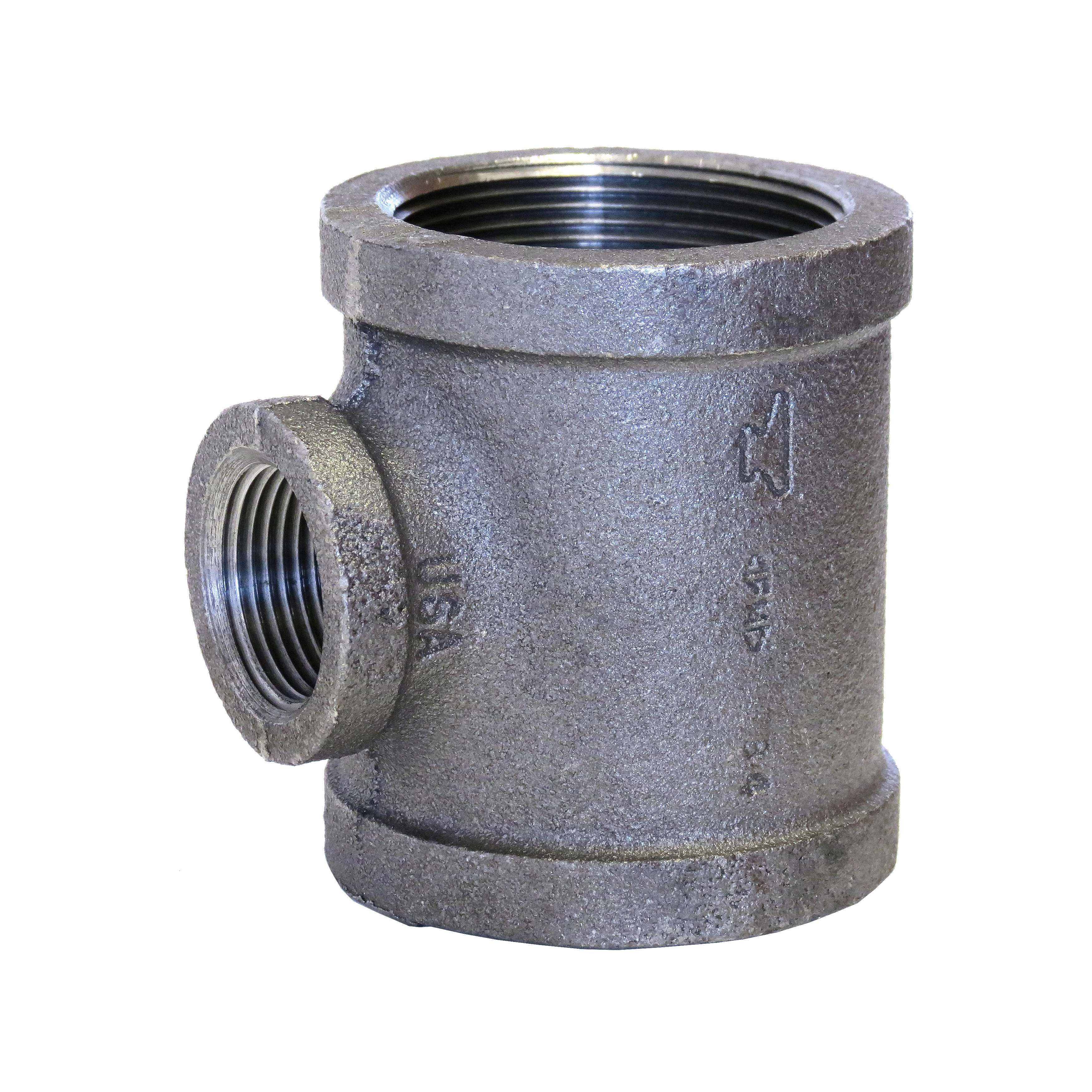 SPF/Anvil™ 0811052208 FIG 3105R Pipe Reducing Tee, 1 x 1 x 2 in Nominal, FNPT End Style, 150 lb, Malleable Iron, Galvanized, Import