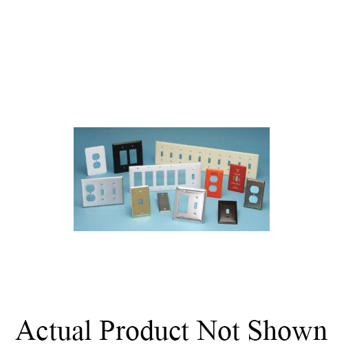 Mulberry 21391 Wall Plate, 1 Gangs, Vinyl Covered Steel, Gun Walnut