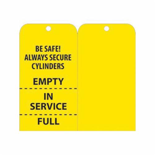 product NMC&trade; C1RB Accident Prevention Sign, Rectangle, 14 in WD X 10 in HT, Caution - Blank No Legend, Black on Yellow, Rigid Plastic