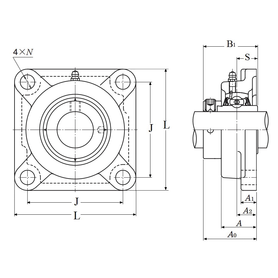 NTN UELF208D1 NTNUELF208D1
