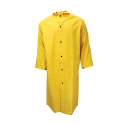 Neese 10165-31-1-YEL-XL Economy Rain Coat, XL, Yellow, 0.35 mm Polyester/PVC, Detachable Hood