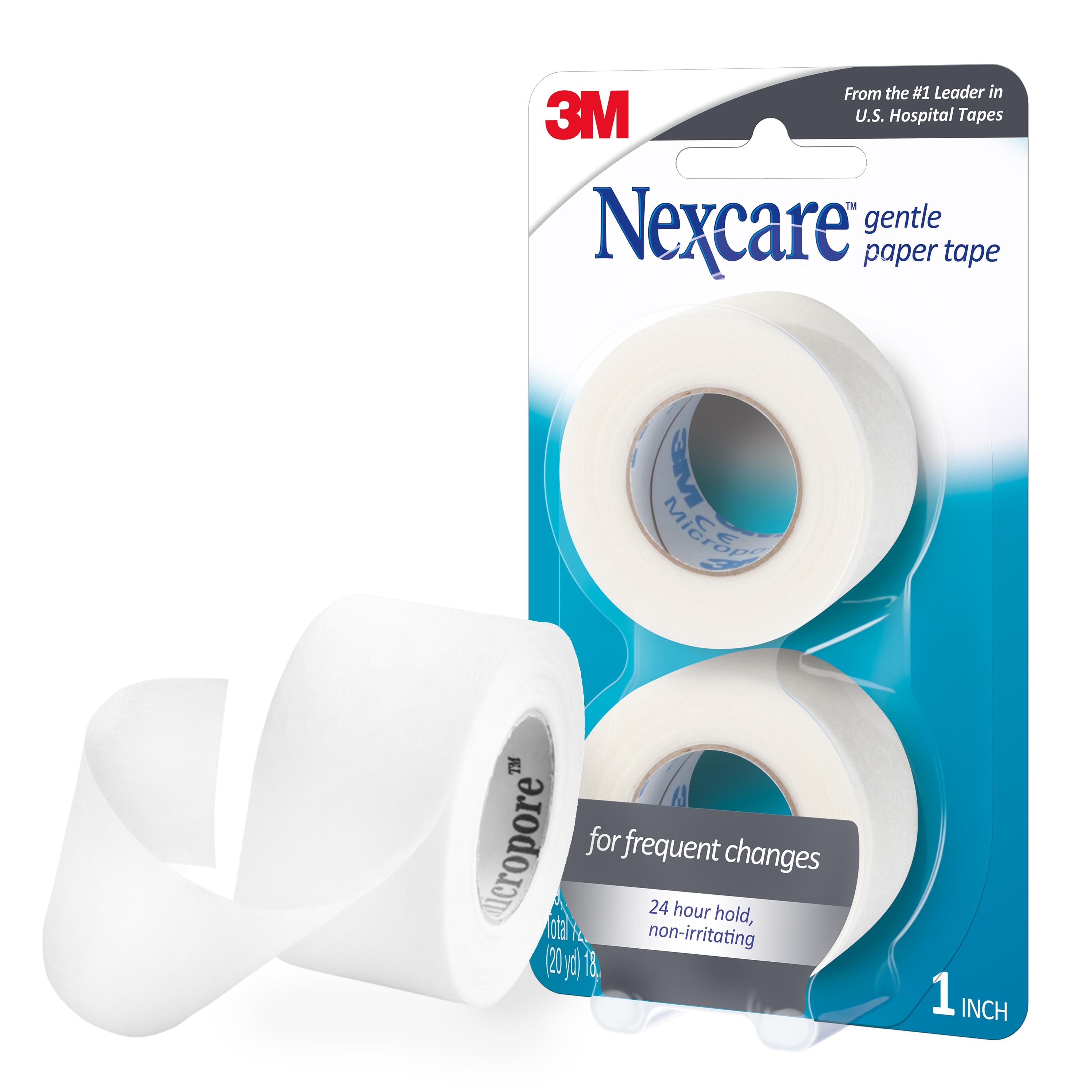 3M&trade; Micropore&trade; 70738706597 Economical General Purpose Surgical Tape, 10 yd L x 1 in W, White, Paper