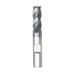 product M.A. Ford® TuffCut® GP 12150005 Center Cutting Standard Length Square End End Mill, 1/2 in Dia Cutter, 1 in Length of Cut, 2 Flutes, 1/2 in Dia Shank, 3 in OAL, Uncoated